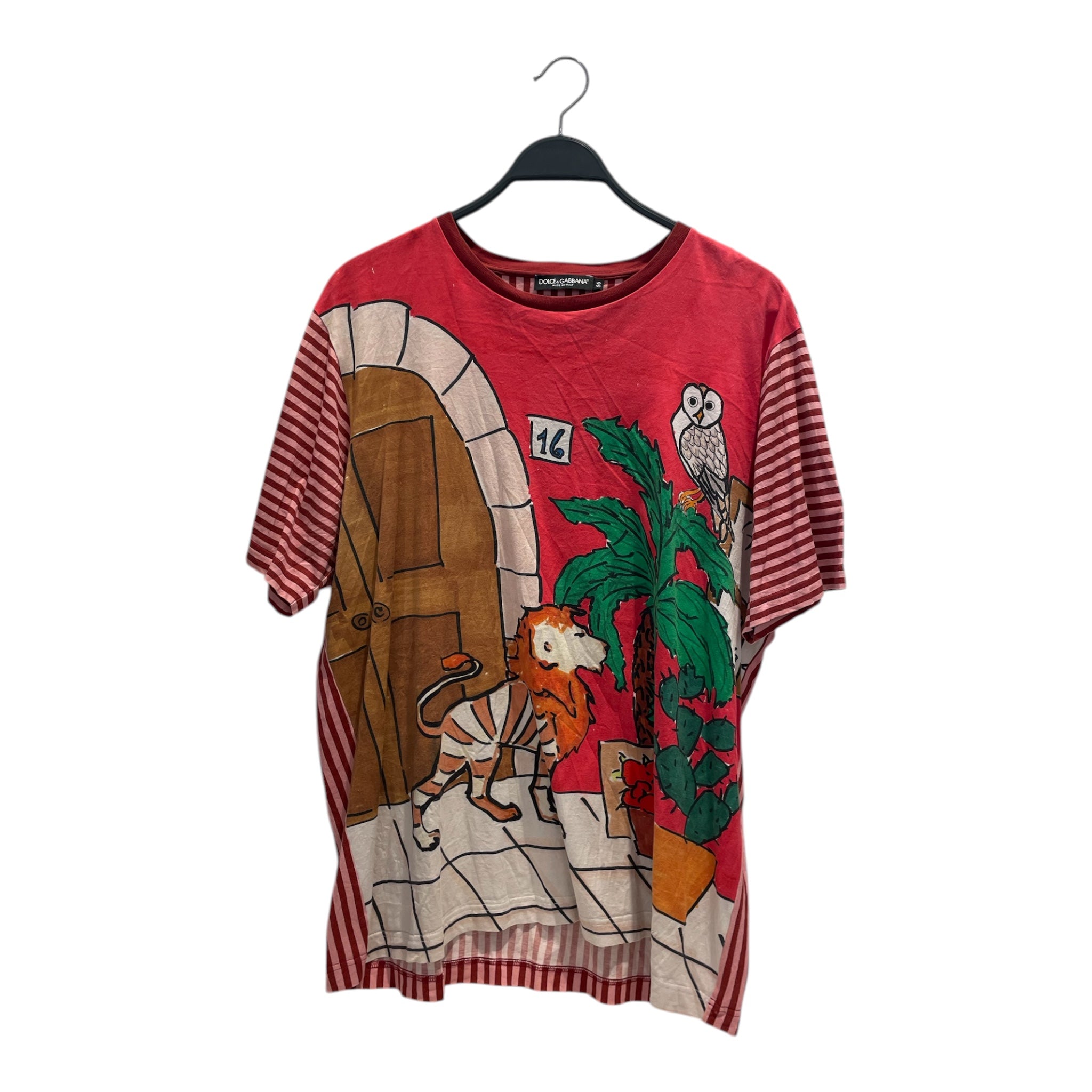 DOLCE&GABBANA/T-Shirt/56/Cotton/RED/ view 1