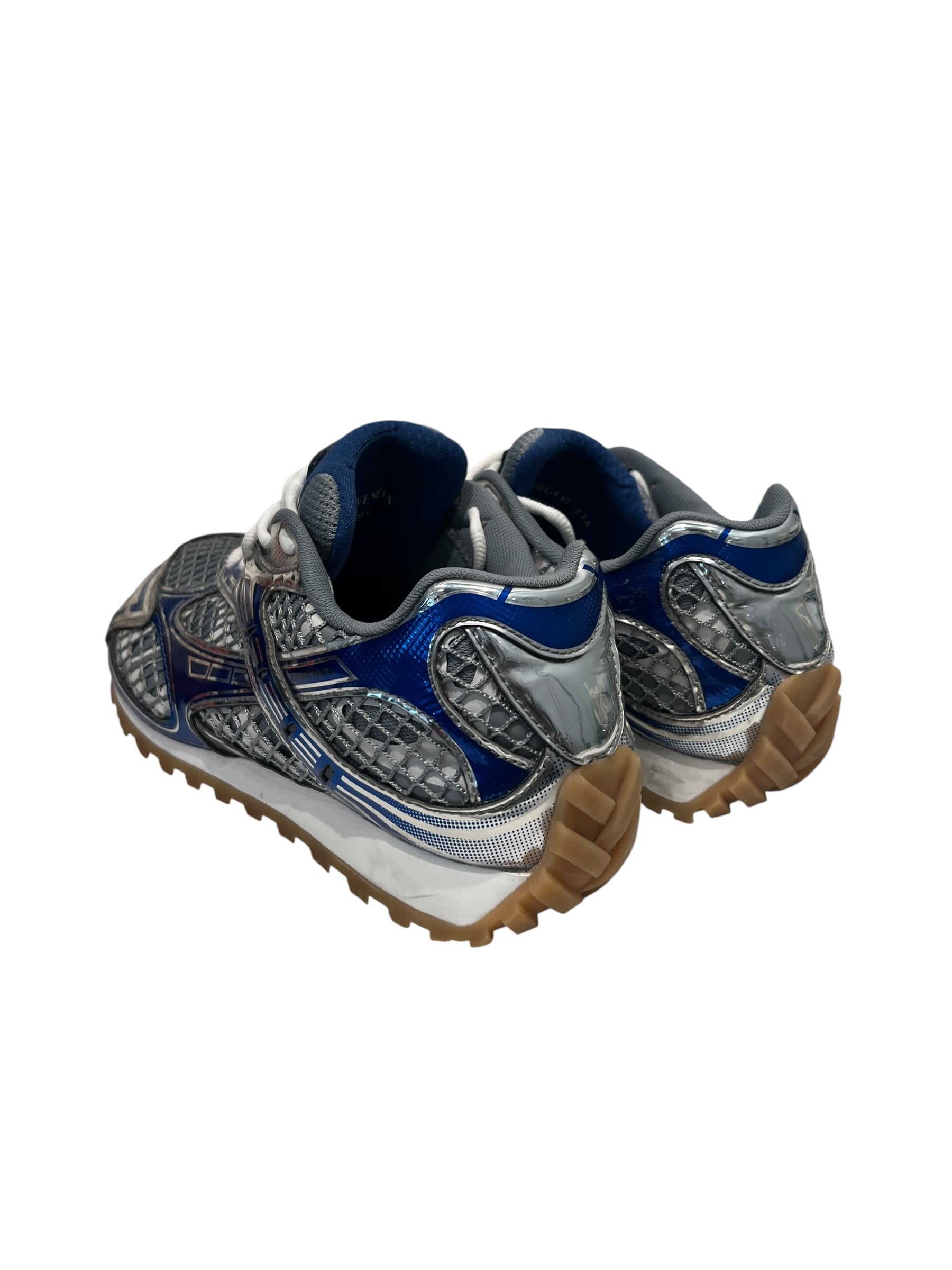 BOTTEGA VENETA/Low-Sneakers/EU 38/Leather/SLV/BOTTEGAORBIT view 2