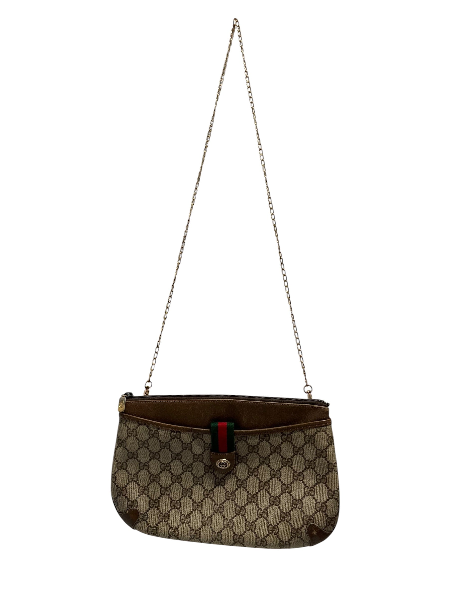 GUCCI/Bag/Monogram/Leather/CML/Gucci Monogram Clutch view 1
