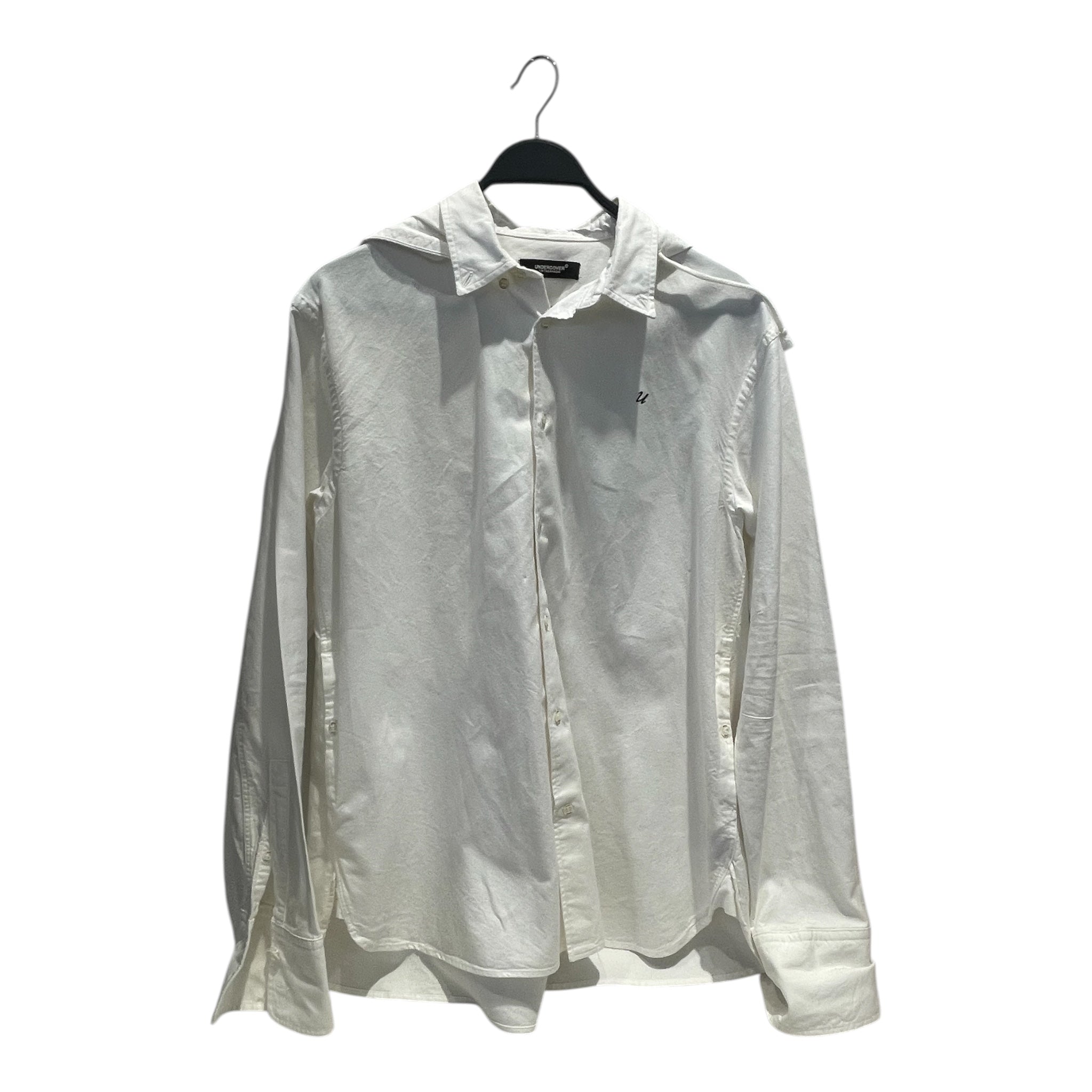 UNDERCOVER/LS Shirt/Cotton/WHT/ view 1
