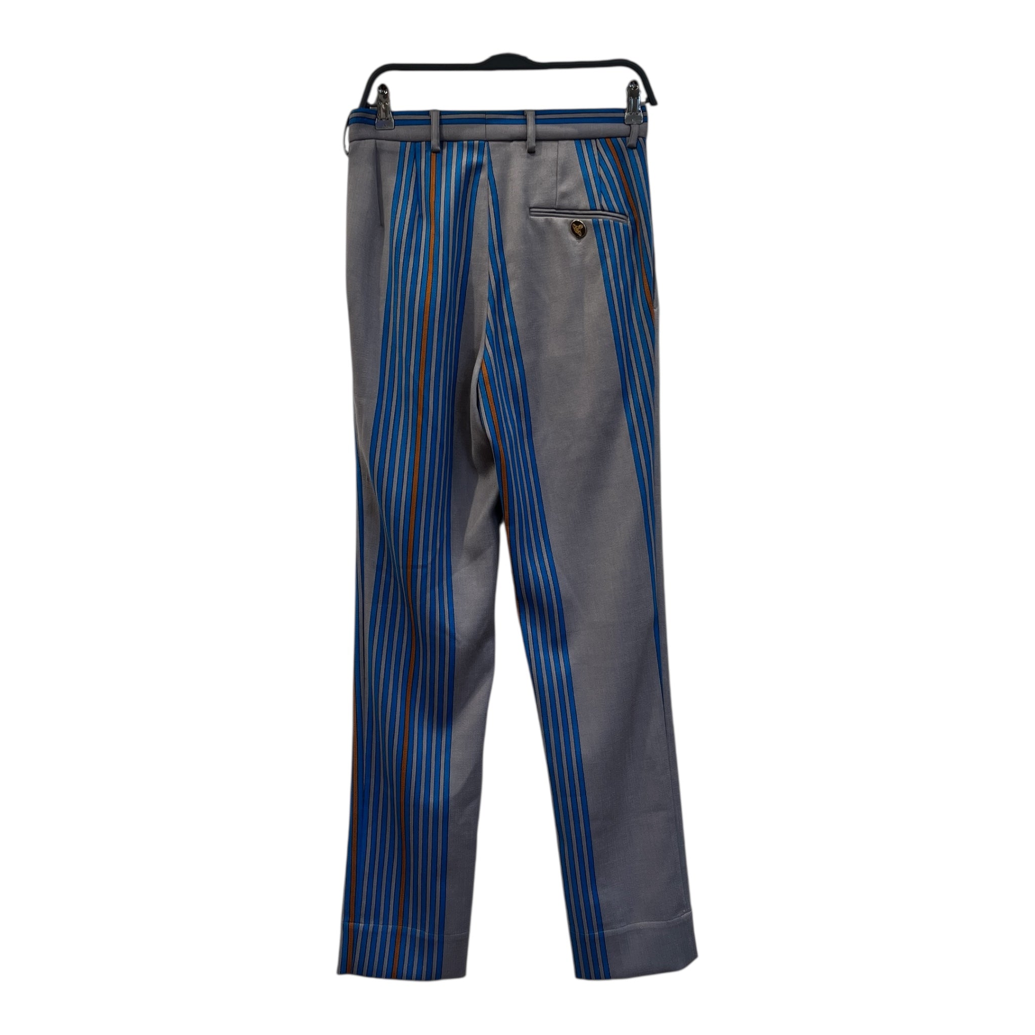 Vivienne Westwood/Straight Pants/40/Cotton/MLT/Stripe/CRUISE TROUSERS, HARDWARE view 1