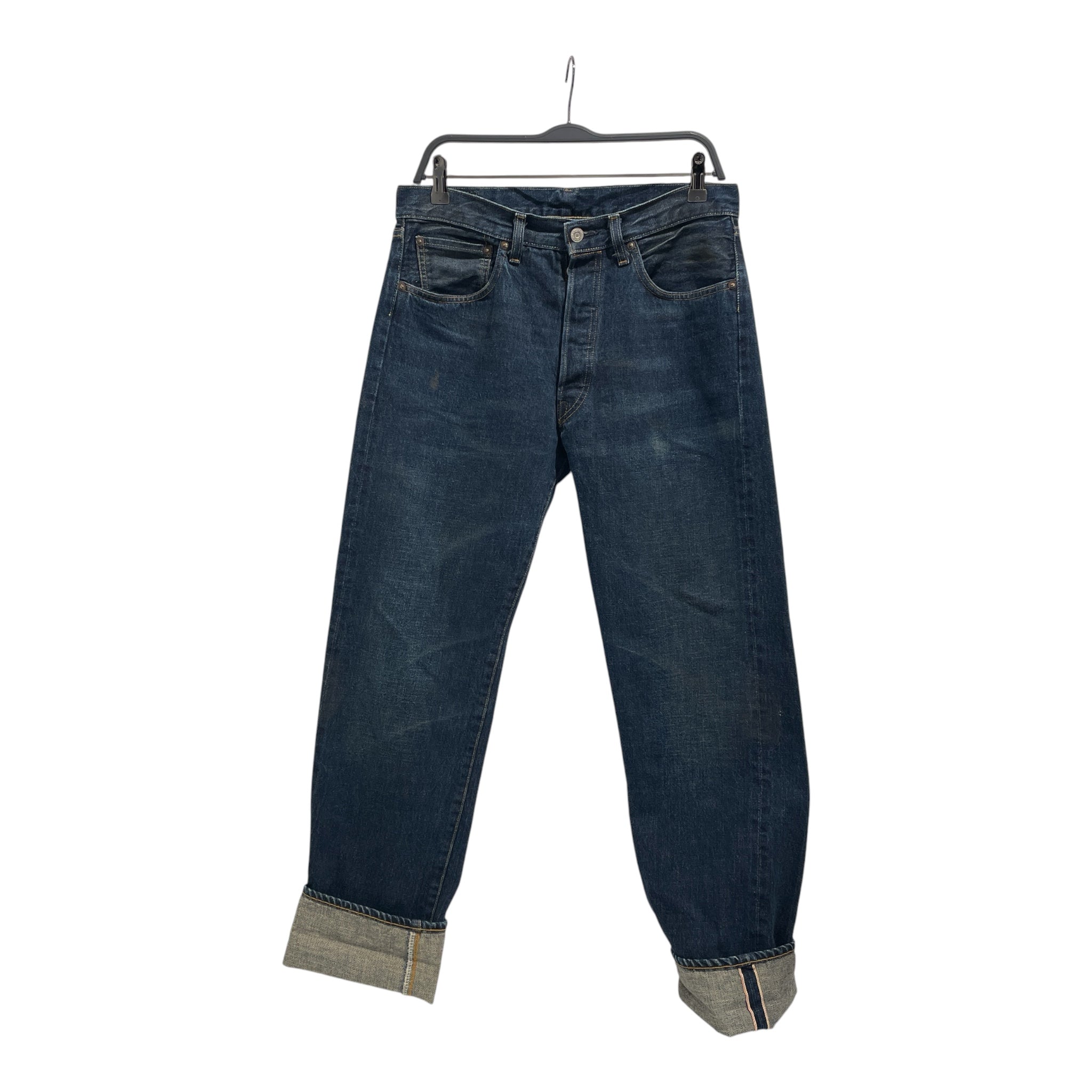 Levi's/Vintage/Straight Pants/33/Denim/NVY/Button Fly/2006 501 33x34 Selvedge view 1