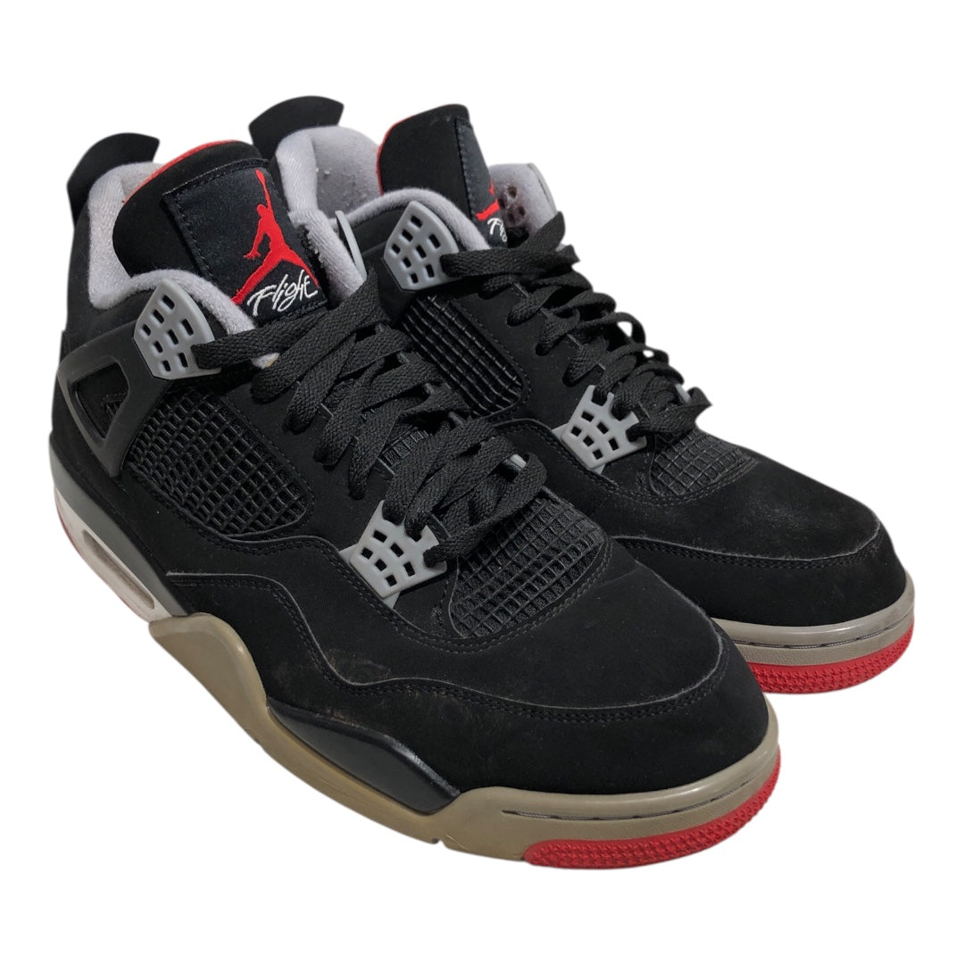NIKE/Low-Sneakers/US 12.5/BLK/Air Jordan Retro 4 Bred view 1