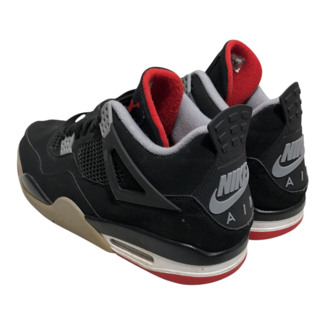 NIKE/Low-Sneakers/US 12.5/BLK/Air Jordan Retro 4 Bred view 2