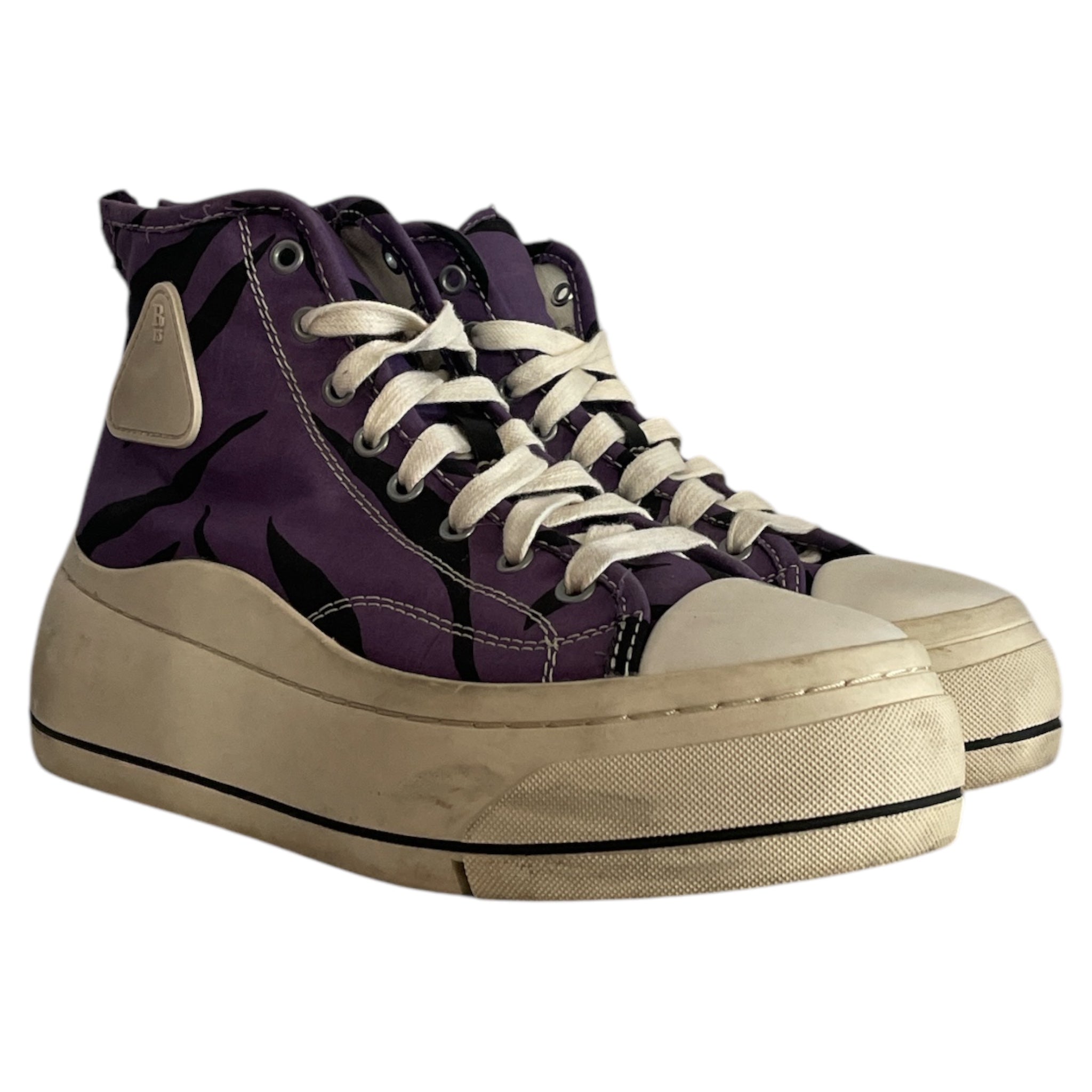 R13/Hi-Sneakers/Stripe/PPL/Kurt Platform Sneakers view 1