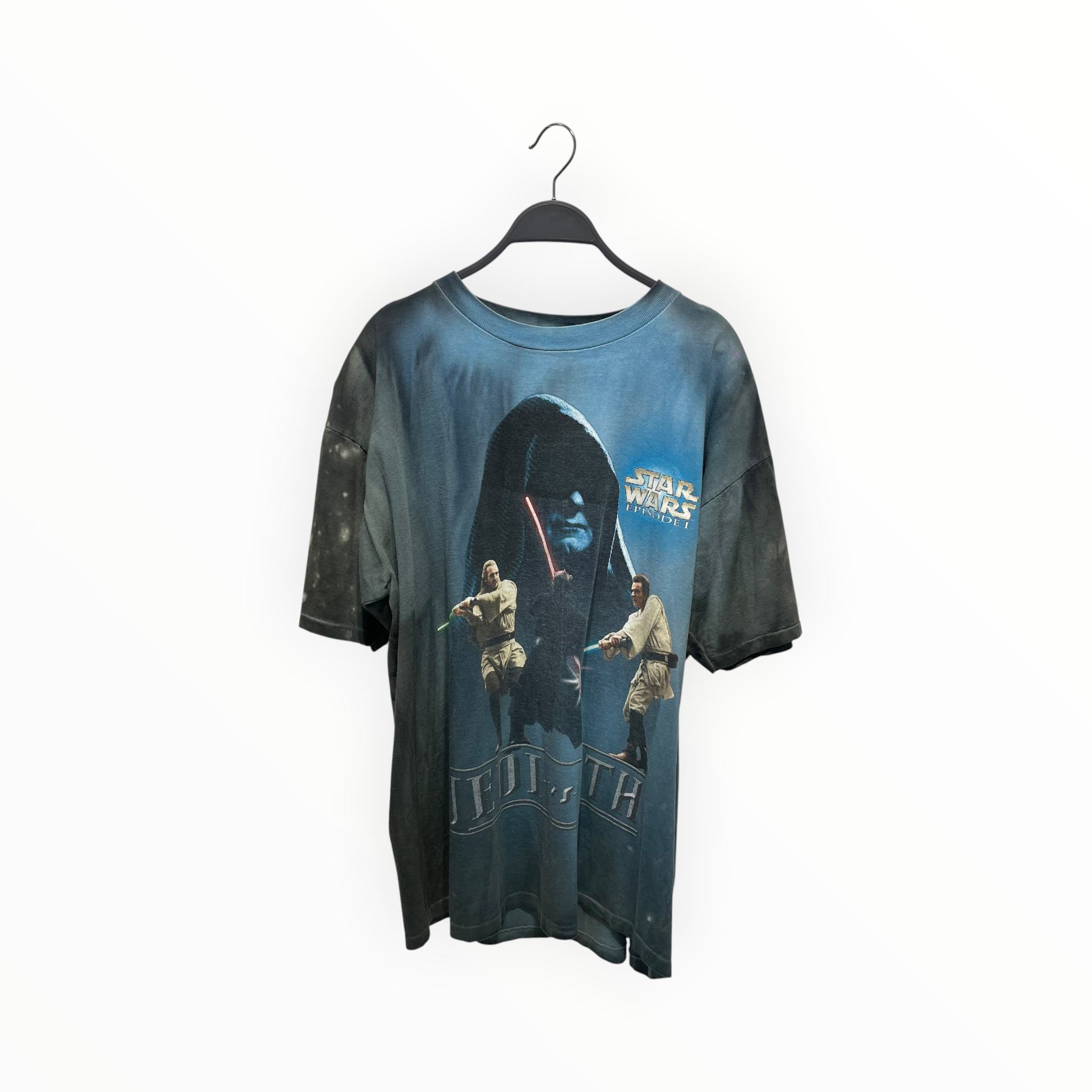 Vintage/starwars/T-Shirt/XL/Cotton/BLU/All Over Print/STARWARS EPISODE 1 FULL PRINT view 1