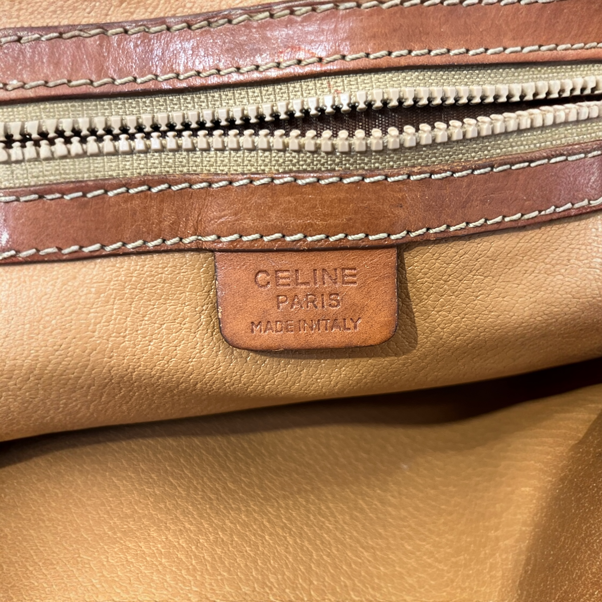 CELINE/Hand Bag/All Over Print/Leather/BRW/N PVC DOME SHAPED HANDBAG view 6