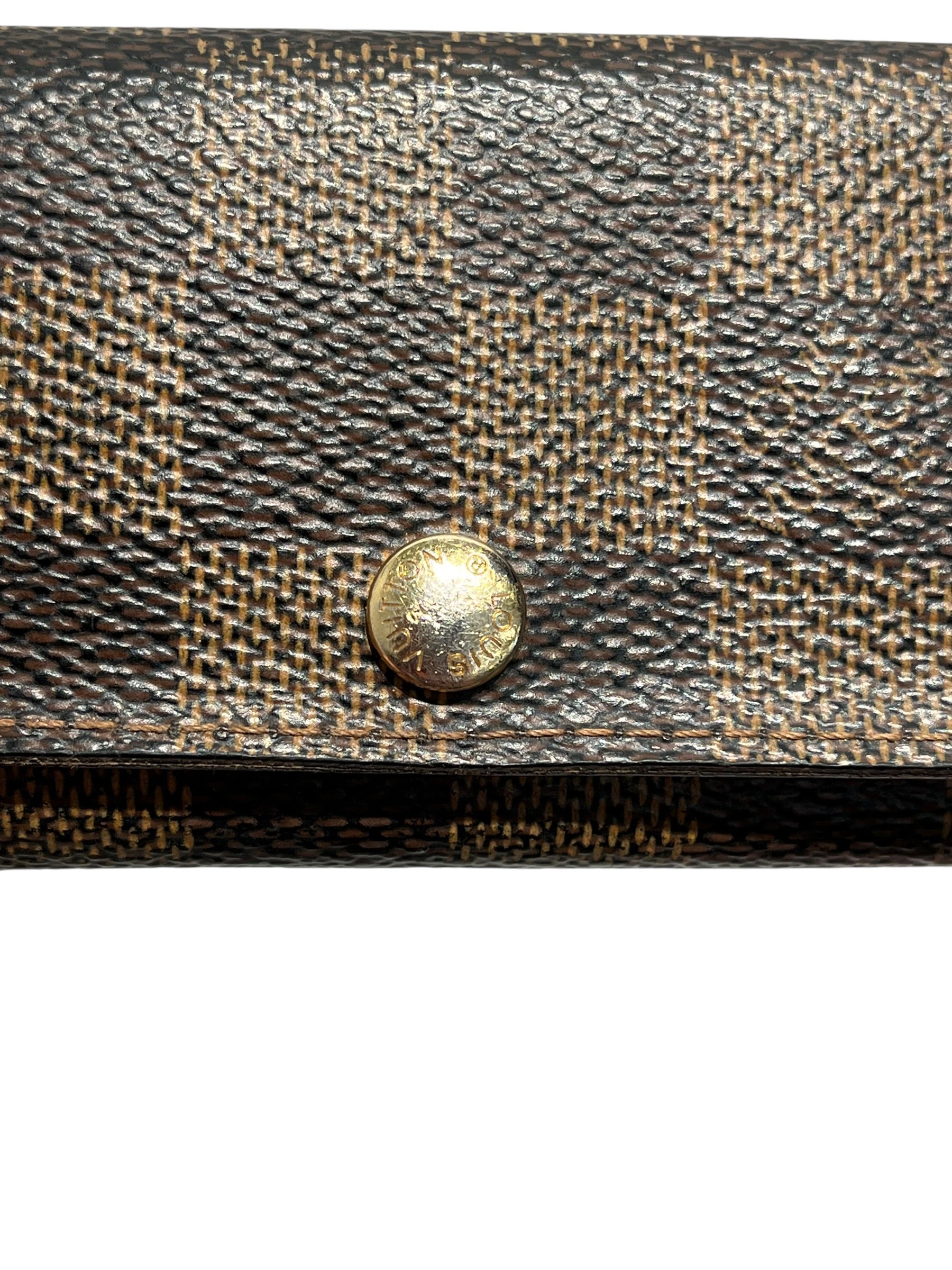 LOUIS VUITTON/Trifold Wallet/Monogram/Leather/BRW/L's/ view 3