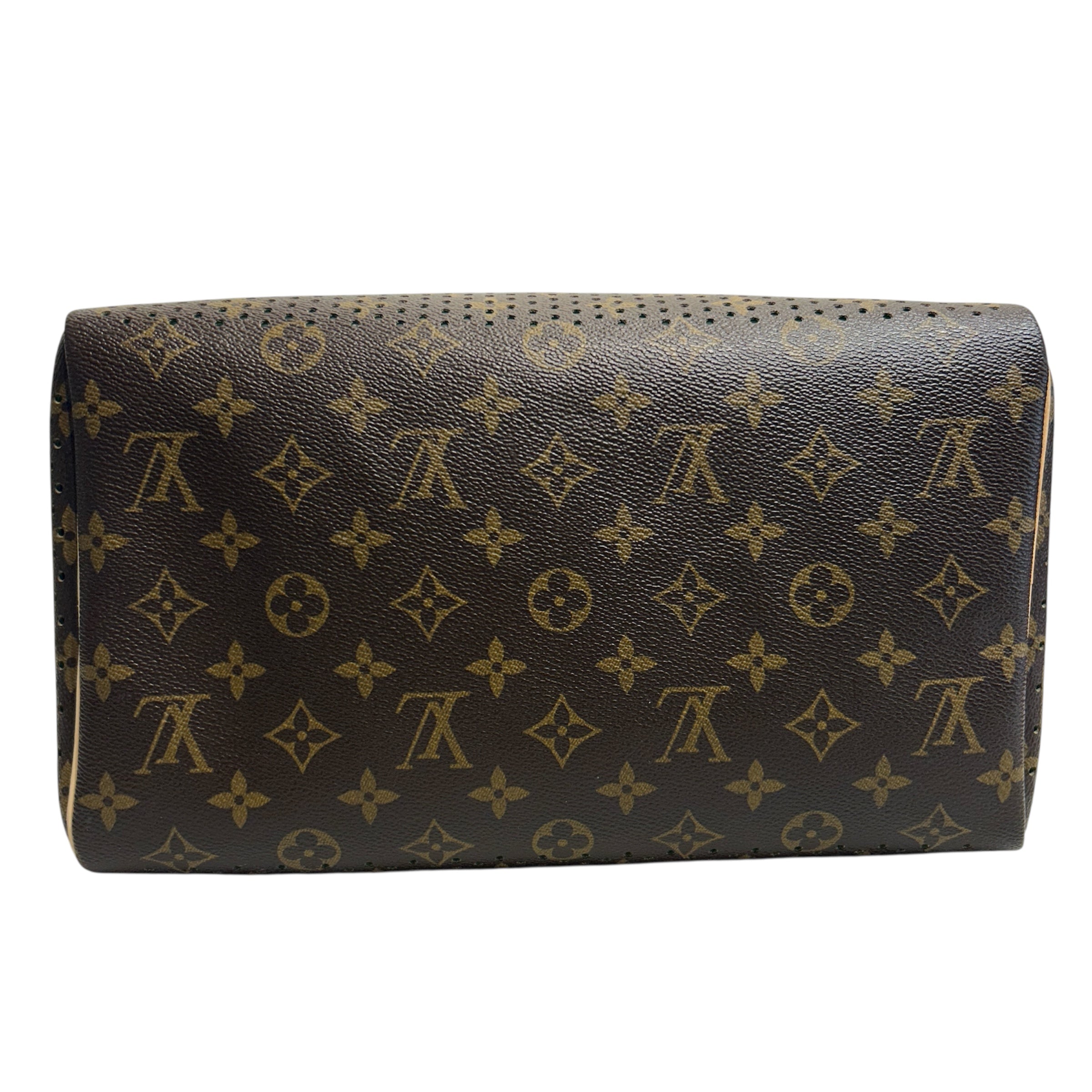 LOUIS VUITTON/Hand Bag/Monogram/Leather/BRW/SPEEDY 30 PERFORATED view 3
