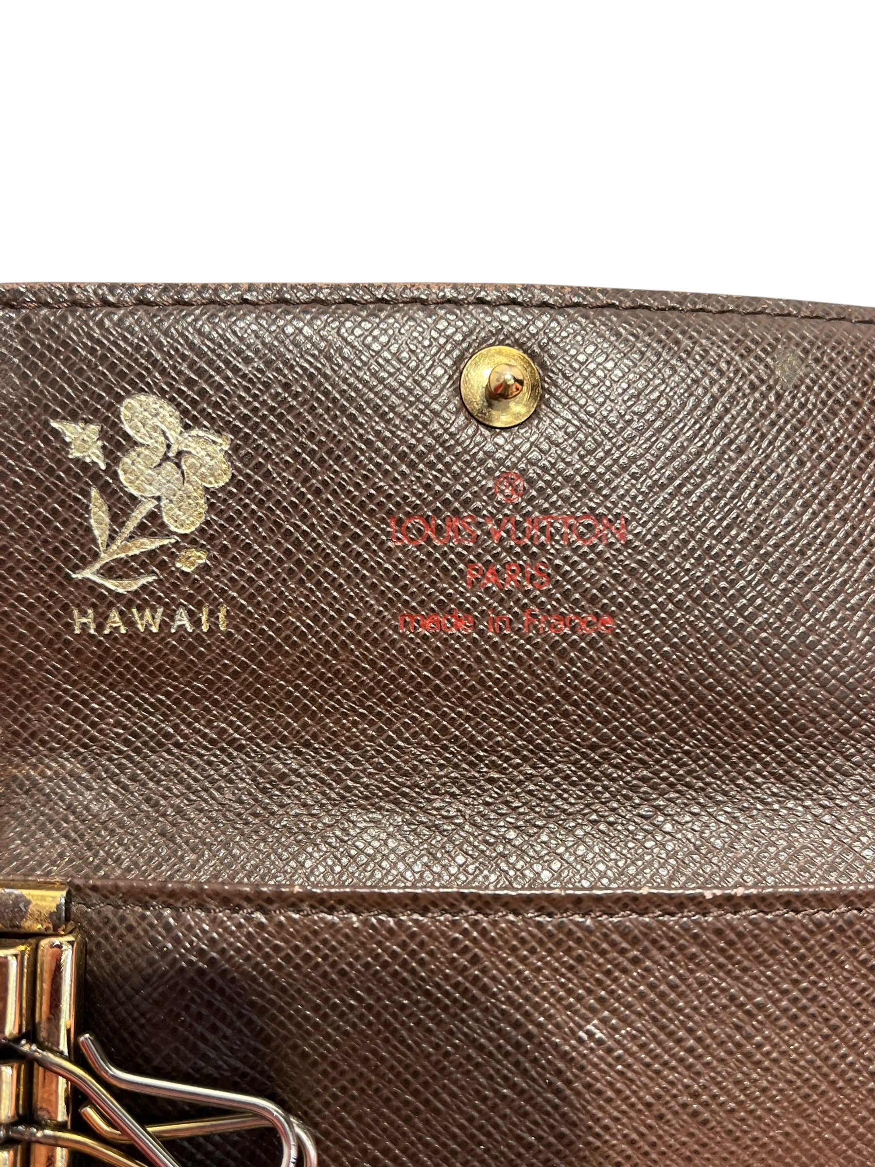 LOUIS VUITTON/Trifold Wallet/Monogram/Leather/BRW/L's/ view 5