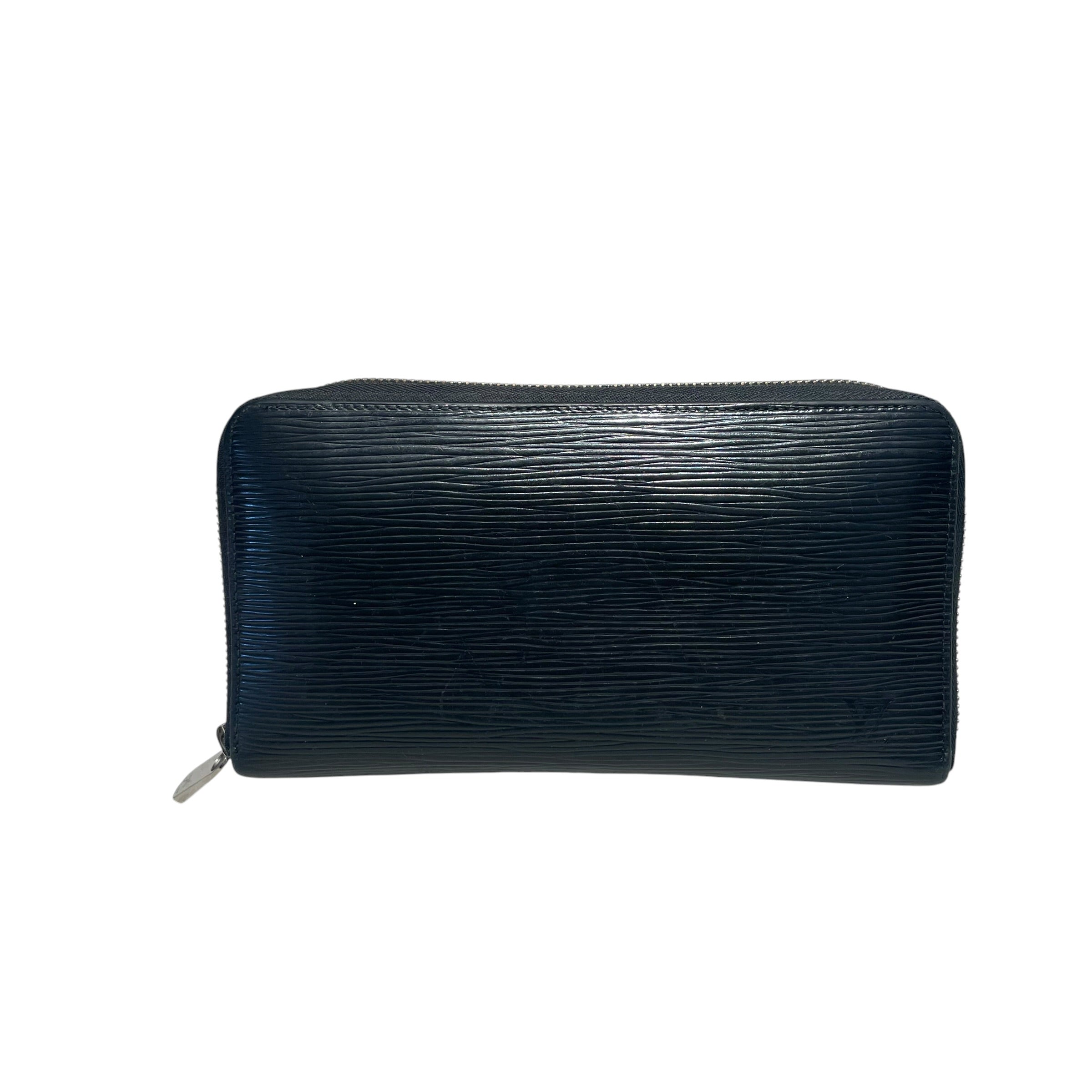 LOUIS VUITTON/Long Wallet/Leather/BLK/L's/Zippy Epi view 1