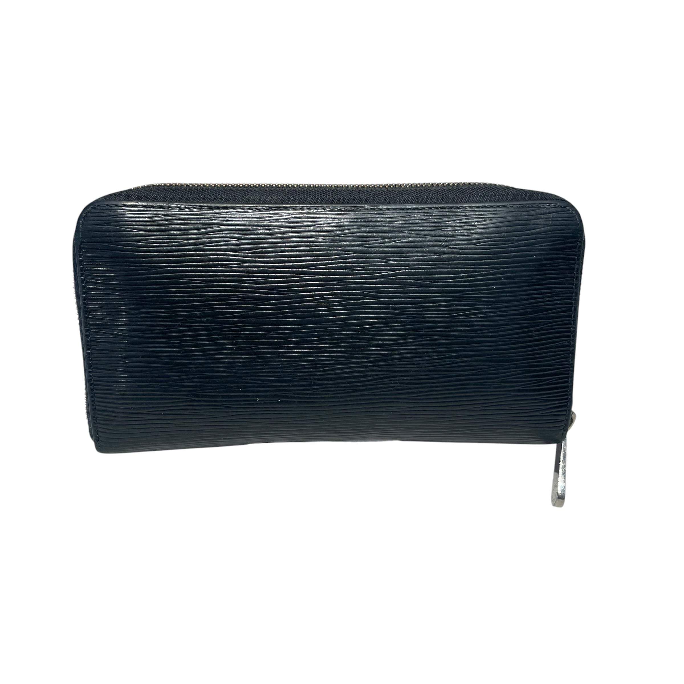 LOUIS VUITTON/Long Wallet/Leather/BLK/L's/Zippy Epi view 2