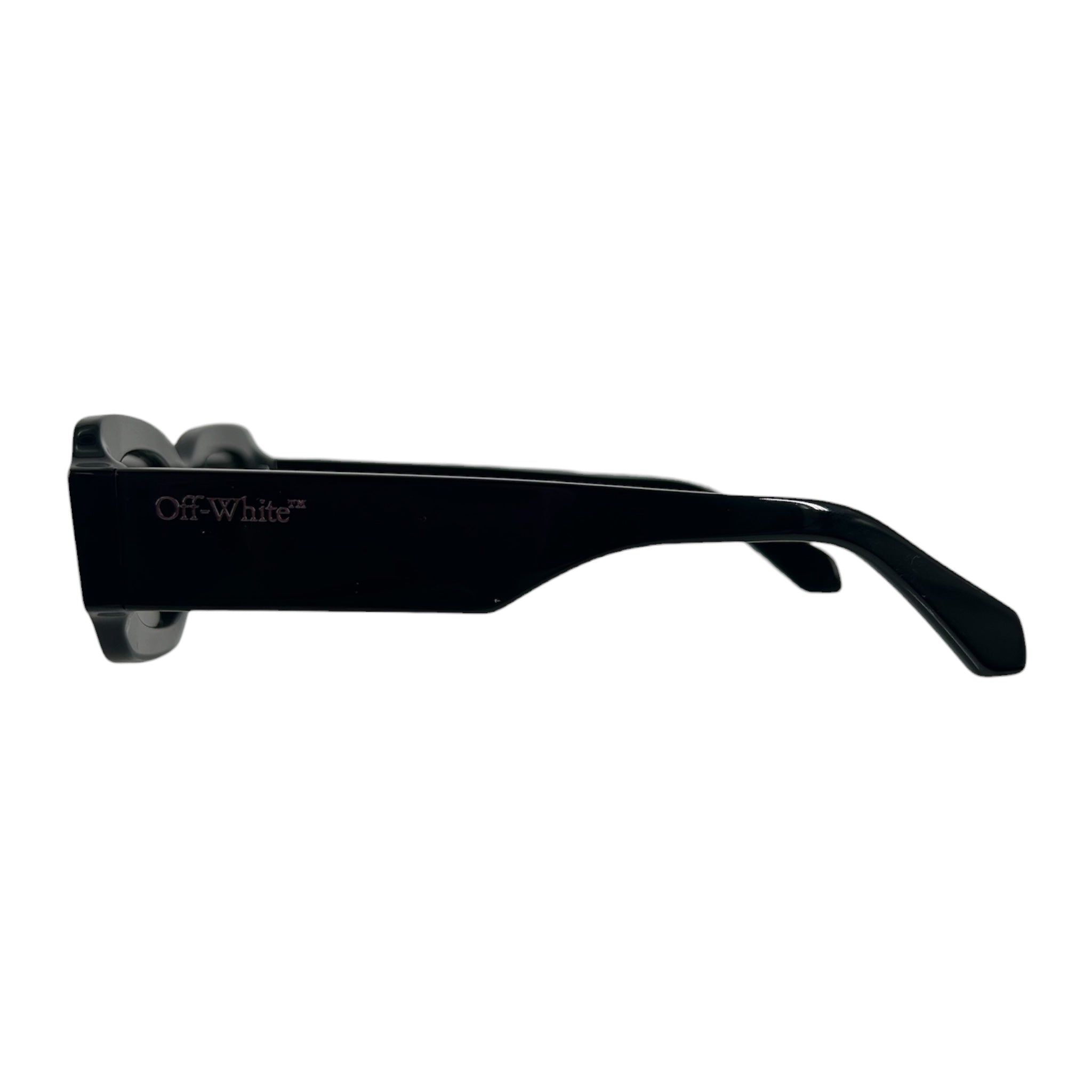OFF-WHITE/Sunglasses/Plastic/BLK/M's/OW102 1007 CAT3 SLVR LOGO view 3