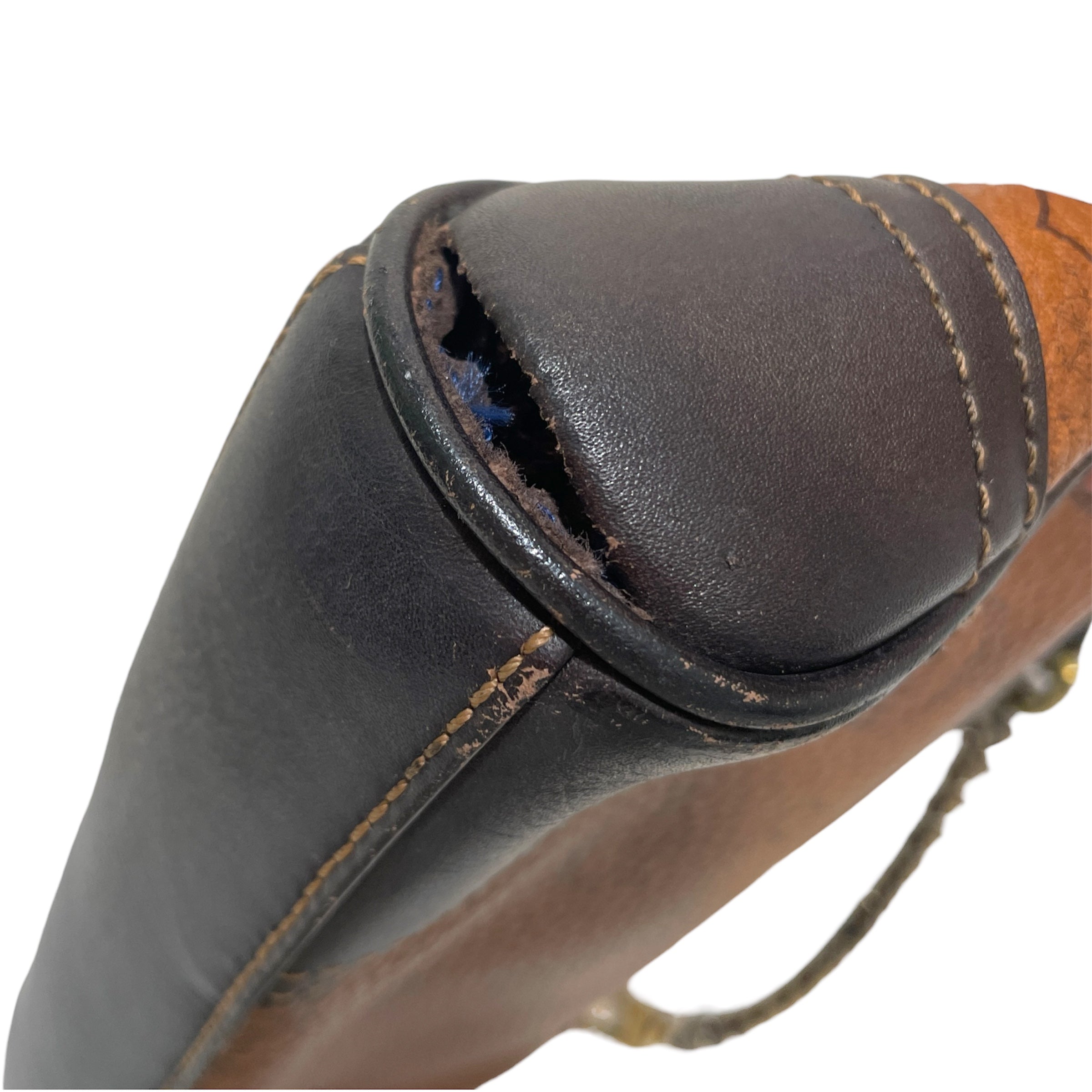 MCM/Cross Body Bag/Monogram/Leather/BRW/Visetos Brown MCM Shoulder Bag view 6