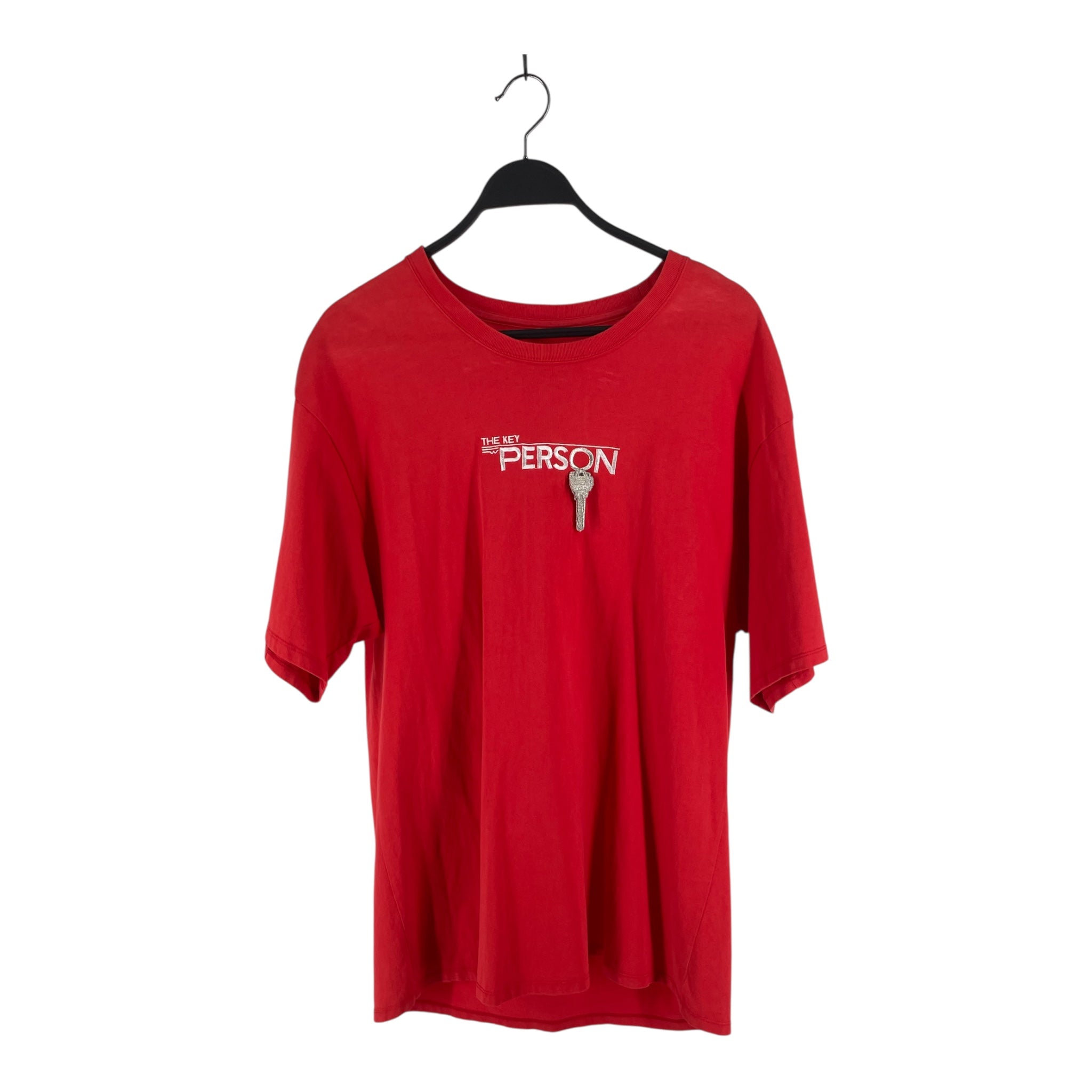 doublet/T-Shirt/L/Cotton/RED/The Key Person view 1