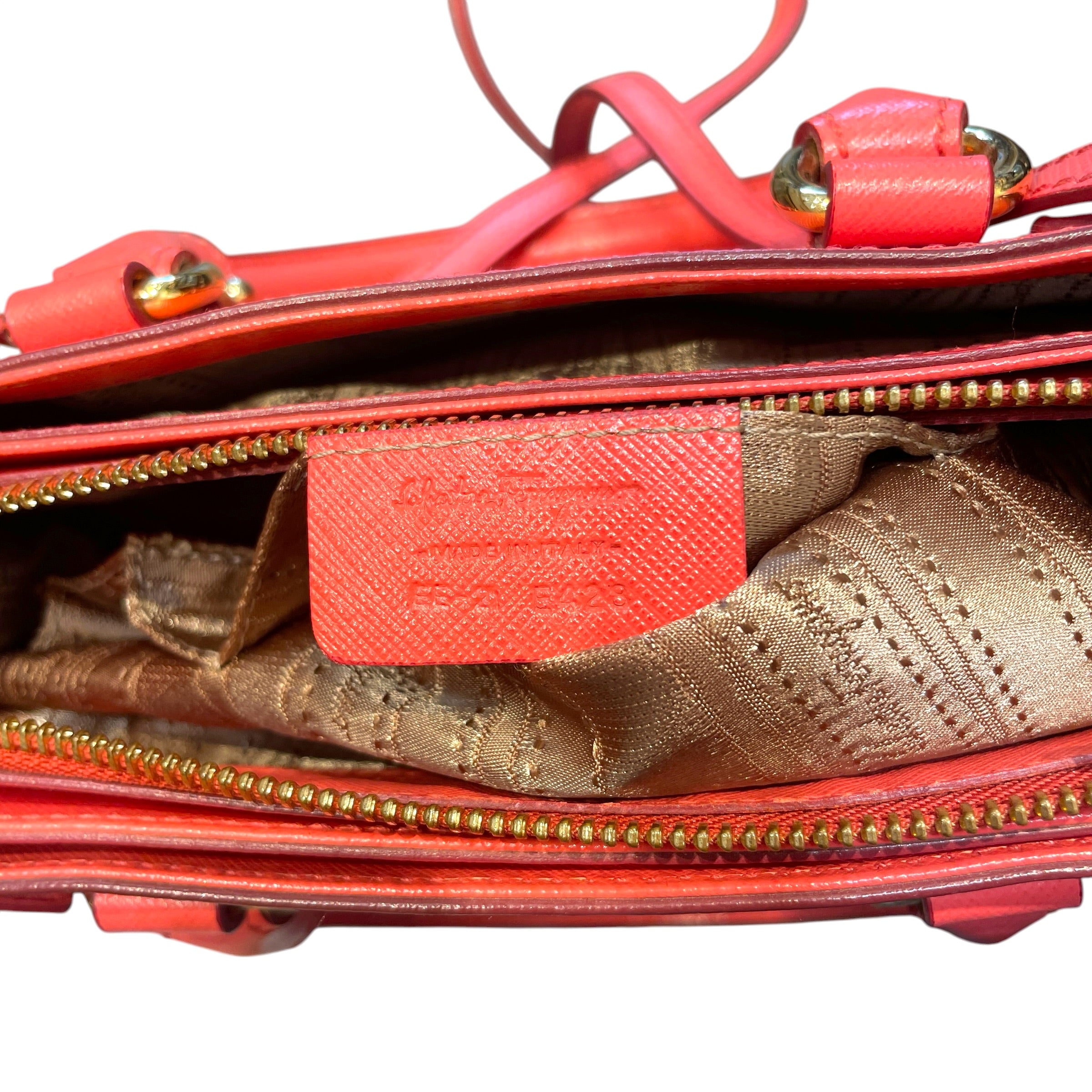 Salvatore Ferragamo/Hand Bag/Leather/PNK/Gancini Top Handle view 5