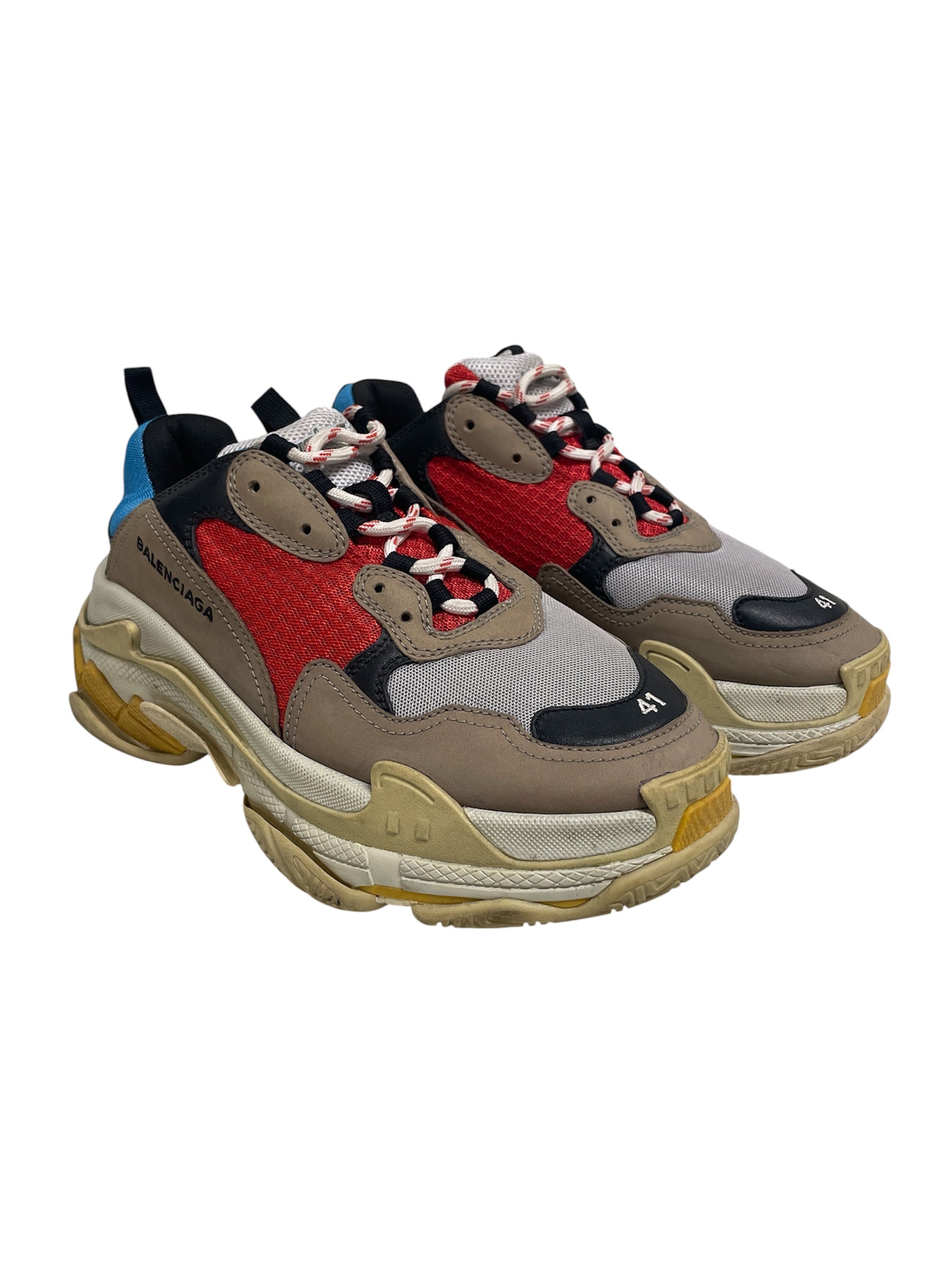 BALENCIAGA/Low-Sneakers/US 8/MLT/41 TRIPLE S view 1