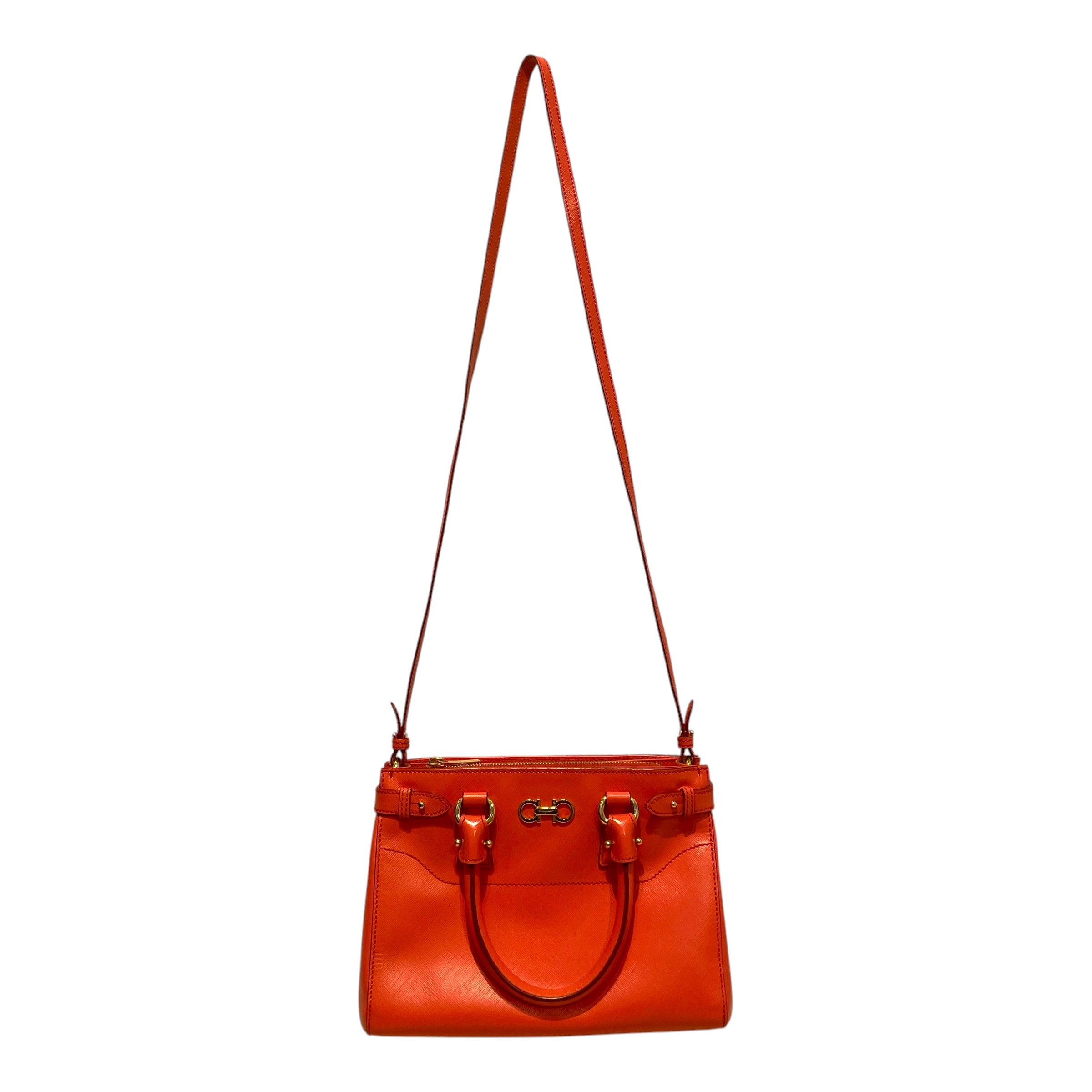 Salvatore Ferragamo/Hand Bag/Leather/PNK/Gancini Top Handle view 4