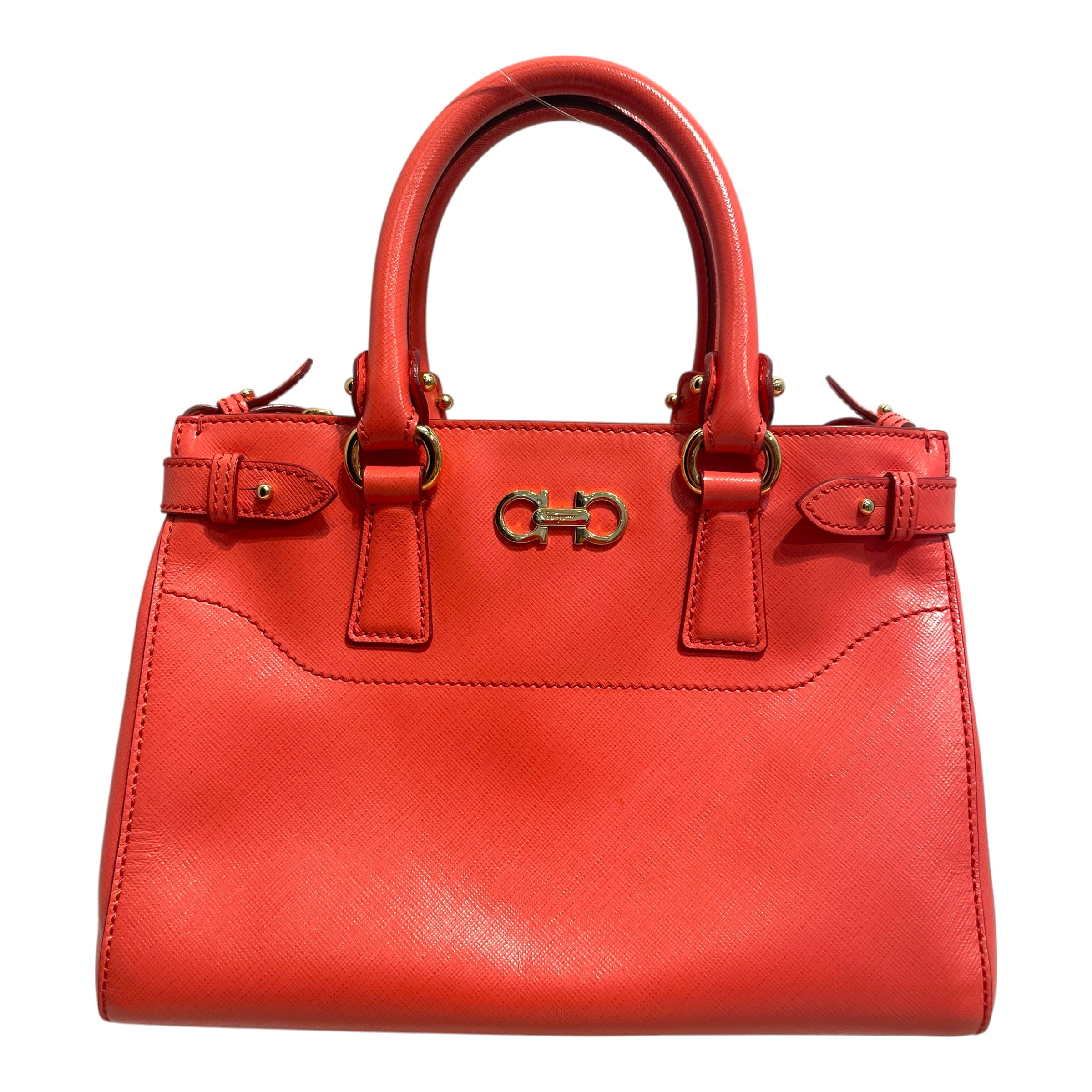 Salvatore Ferragamo/Hand Bag/Leather/PNK/Gancini Top Handle view 1