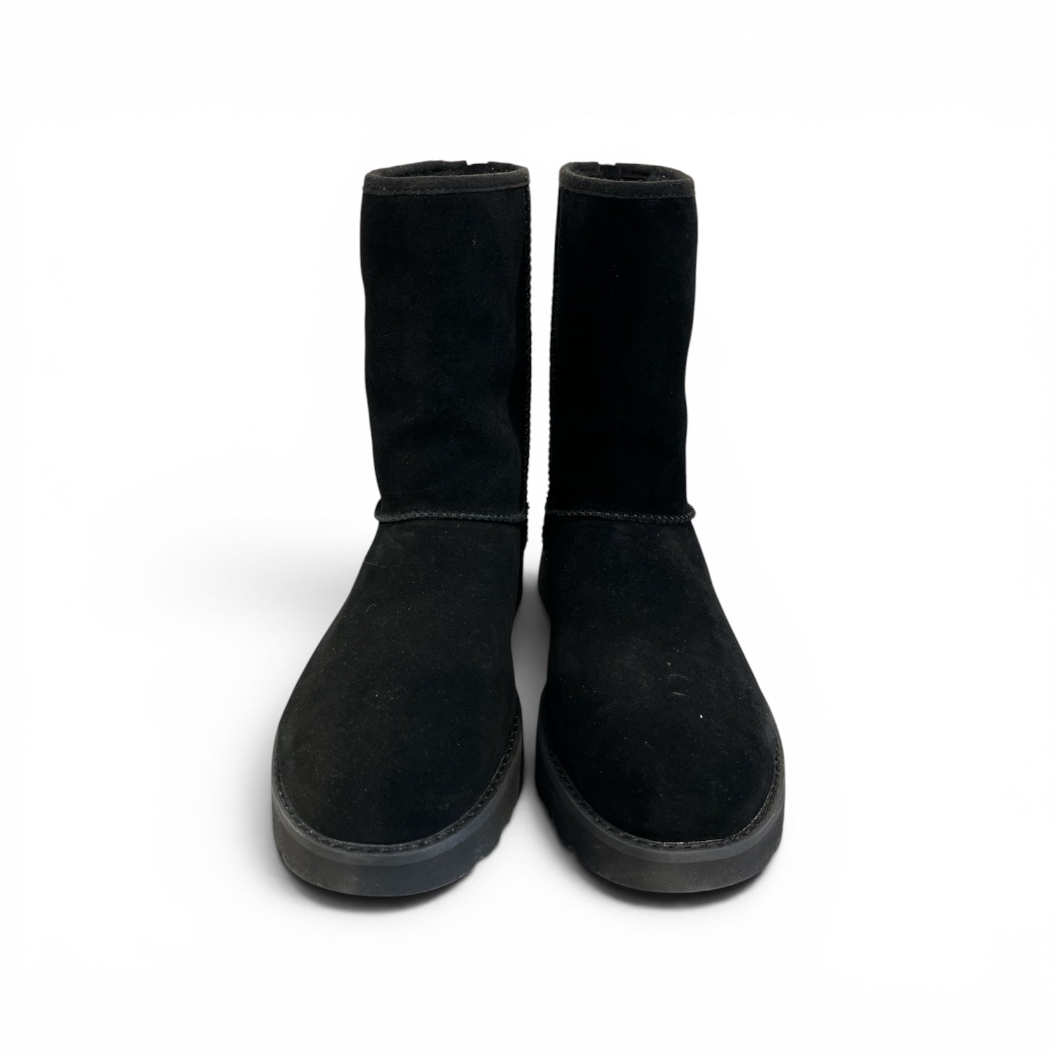 UGG australia/Boots/US 10/Suede/BLK/SHORT ZIP view 1