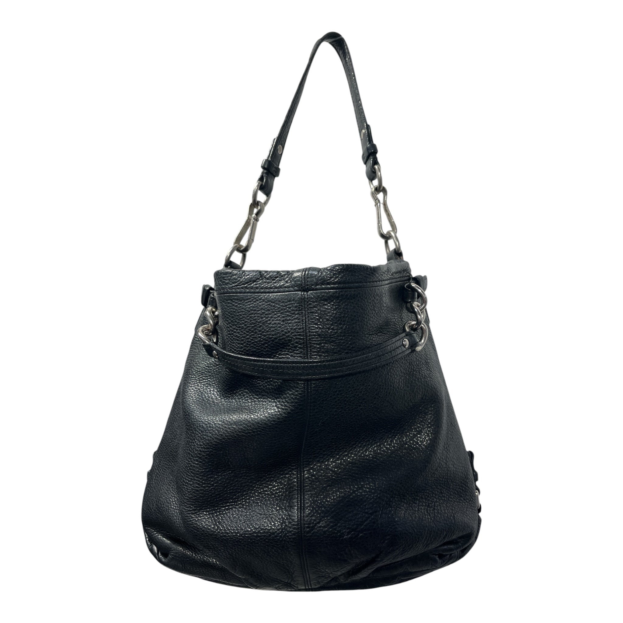 COACH/Tote Bag/Leather/BLK/BROOKE HOBO SILVER HARDWARE view 1