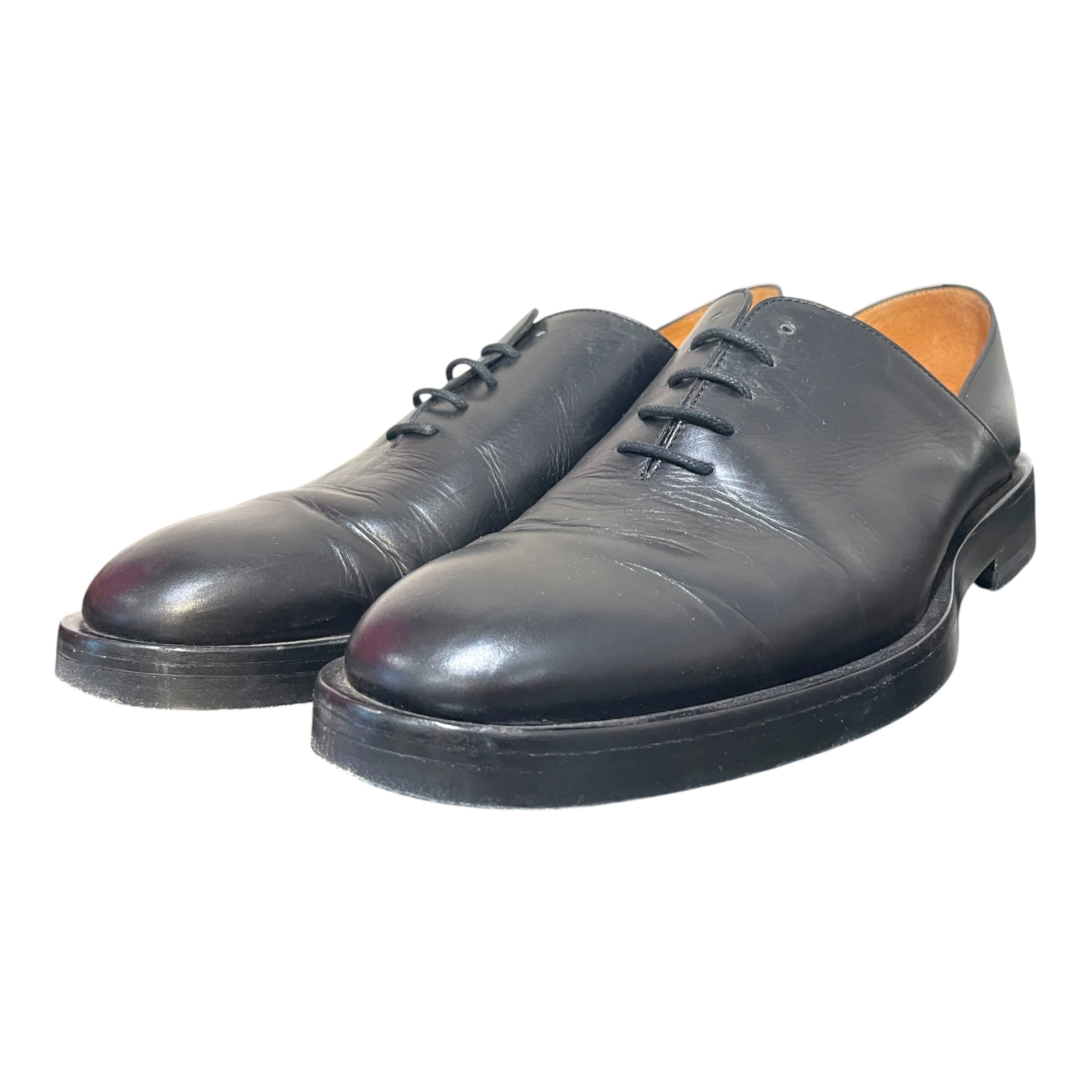 JIL SANDER/Dress Shoes/EU 38/Leather/BLK/Folded Oxfords view 4