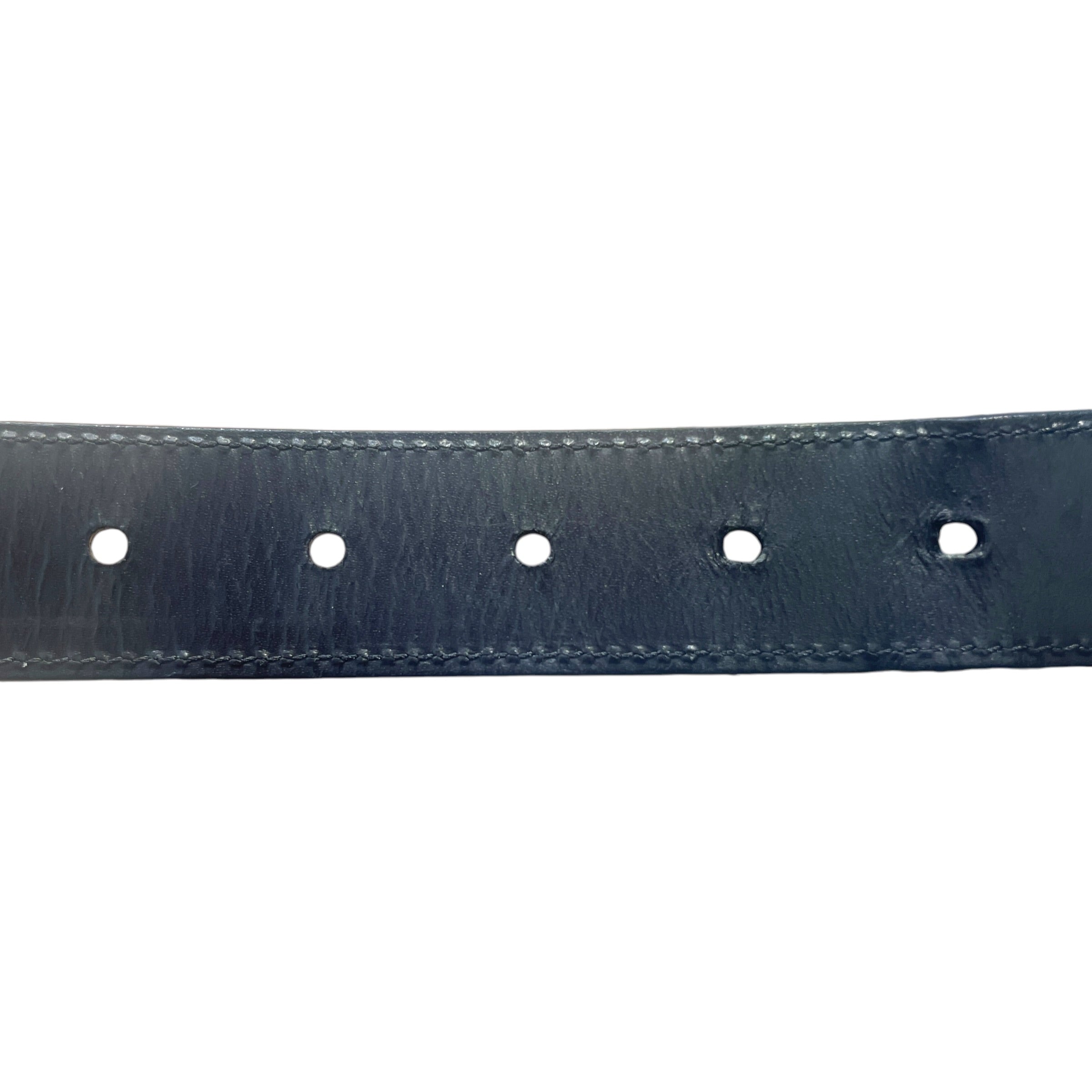 VERSACE/Belt/Leather/BLK/L's/Calf Versace Pin Buckle Belt view 5