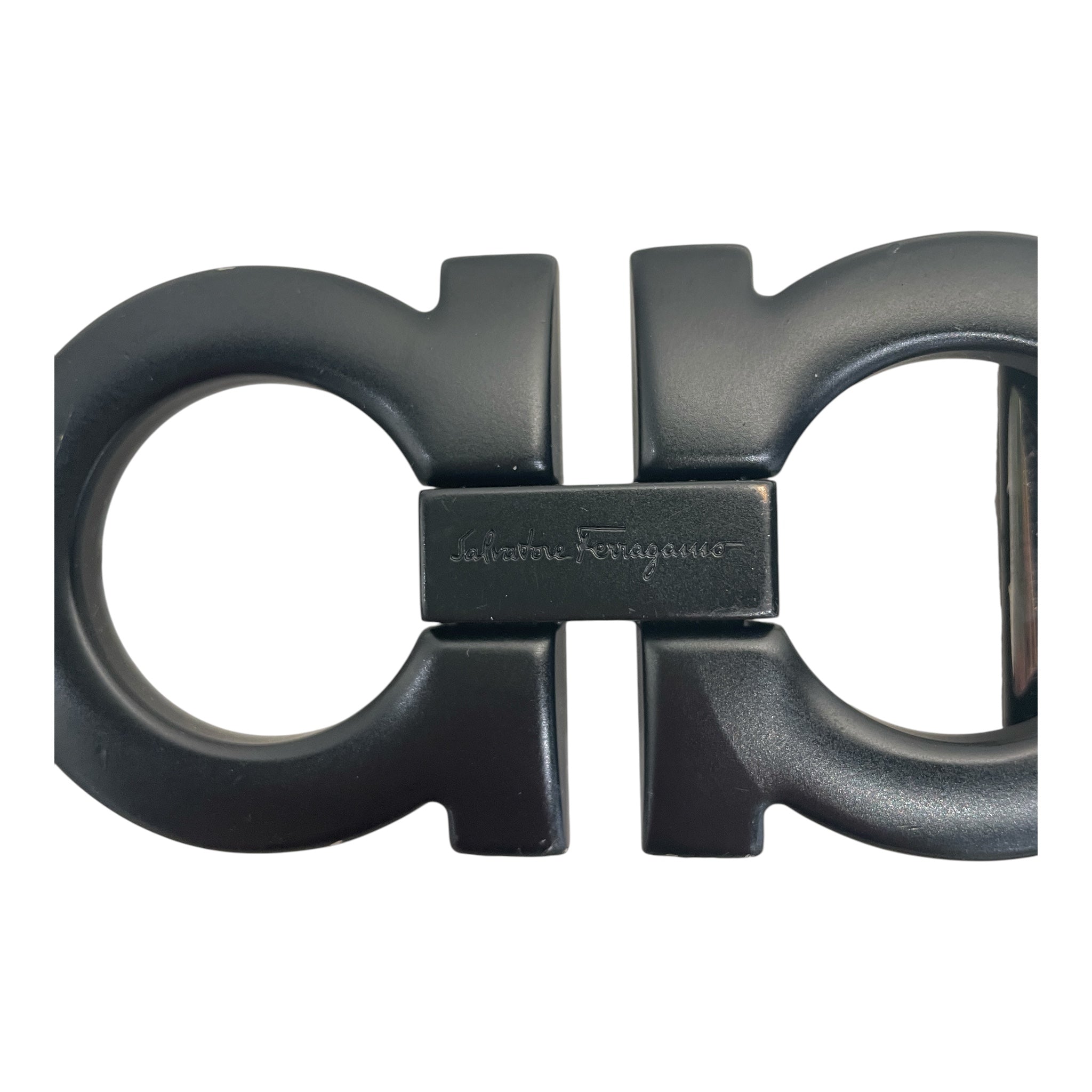 Salvatore Ferragamo/Belt/Leather/BLK/M's/ view 3
