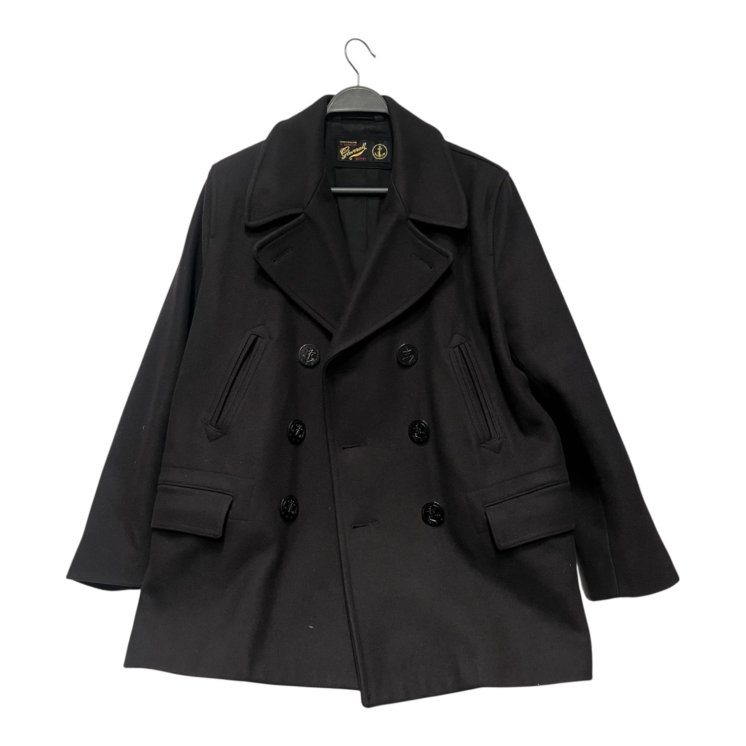 Gloverall/Peacoat/S/Wool/NVY/Double Breasted/ view 1