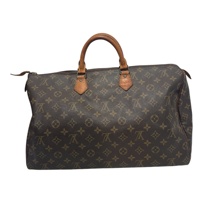 LOUIS VUITTON/Tote Bag/Monogram/Leather/BRW/Speedy 40 Monogram