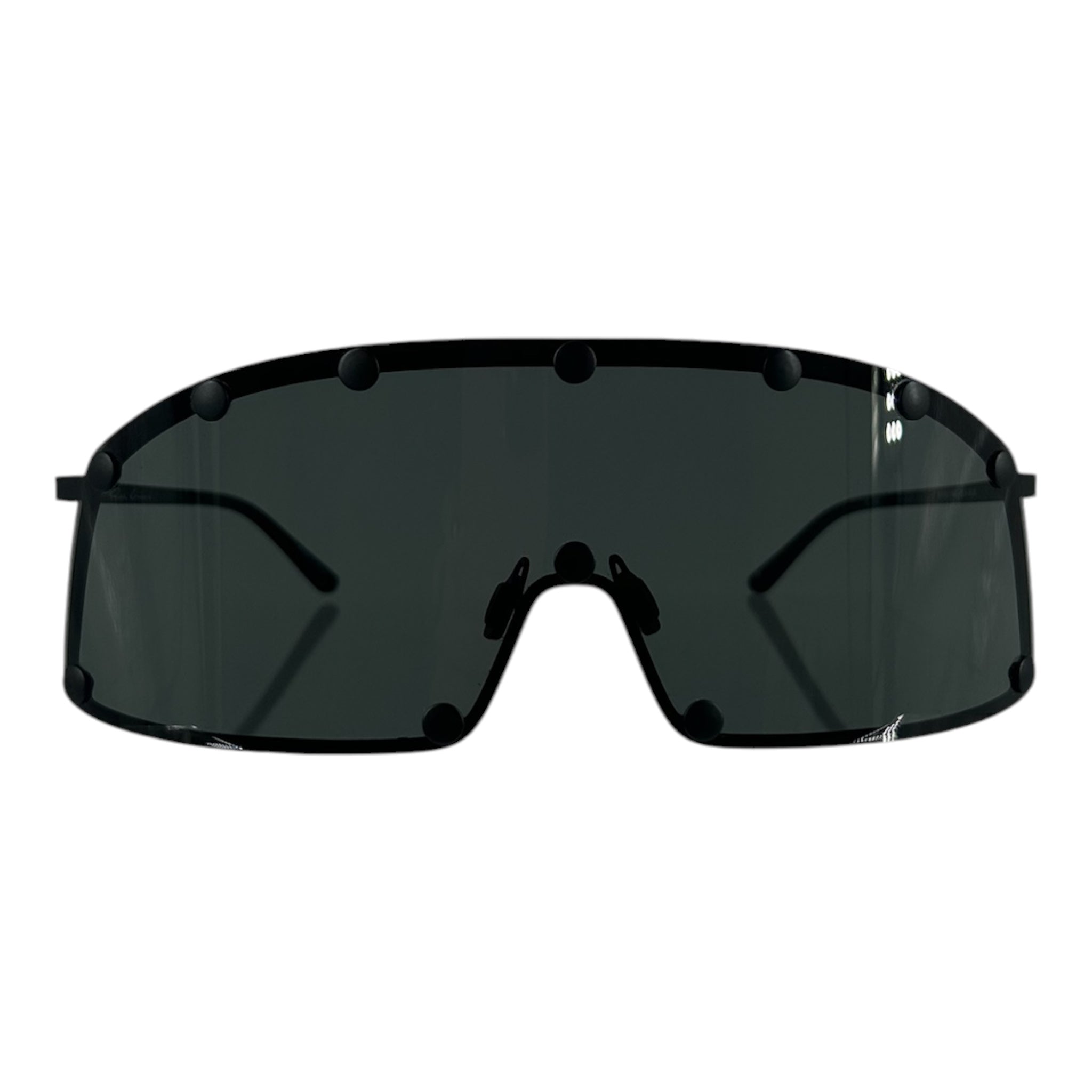 Rick Owens/Sunglasses/Metal/BLK/M's/SHIELD SUNGLASSES view 1