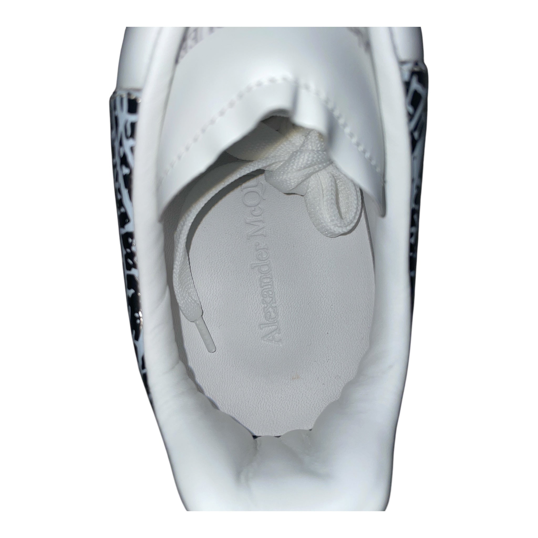 Alexander McQueen/Low-Sneakers/EU 43/Acrylic/WHT/ view 3