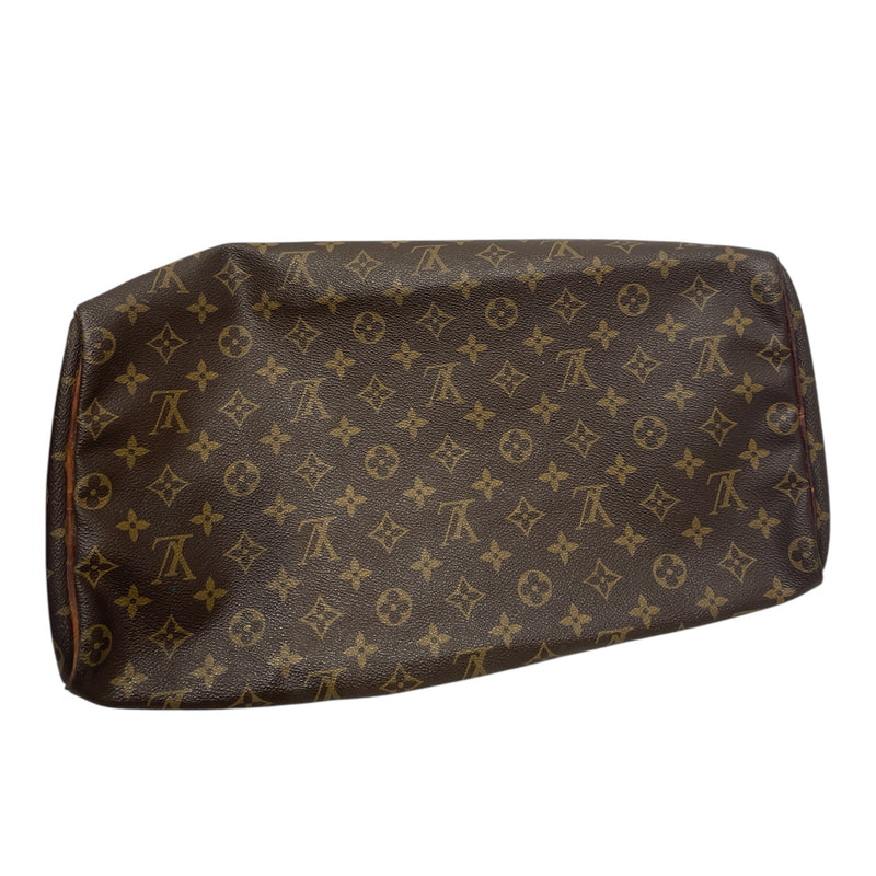 LOUIS VUITTON/Tote Bag/Monogram/Leather/BRW/Speedy 40 Monogram