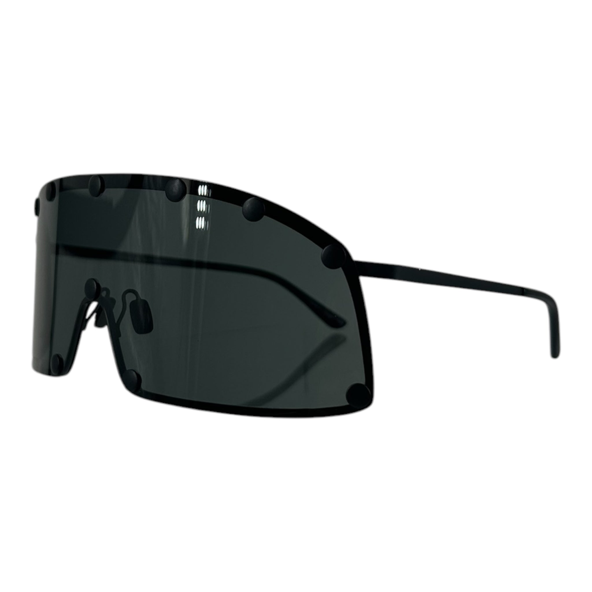 Rick Owens/Sunglasses/Metal/BLK/M's/SHIELD SUNGLASSES view 2