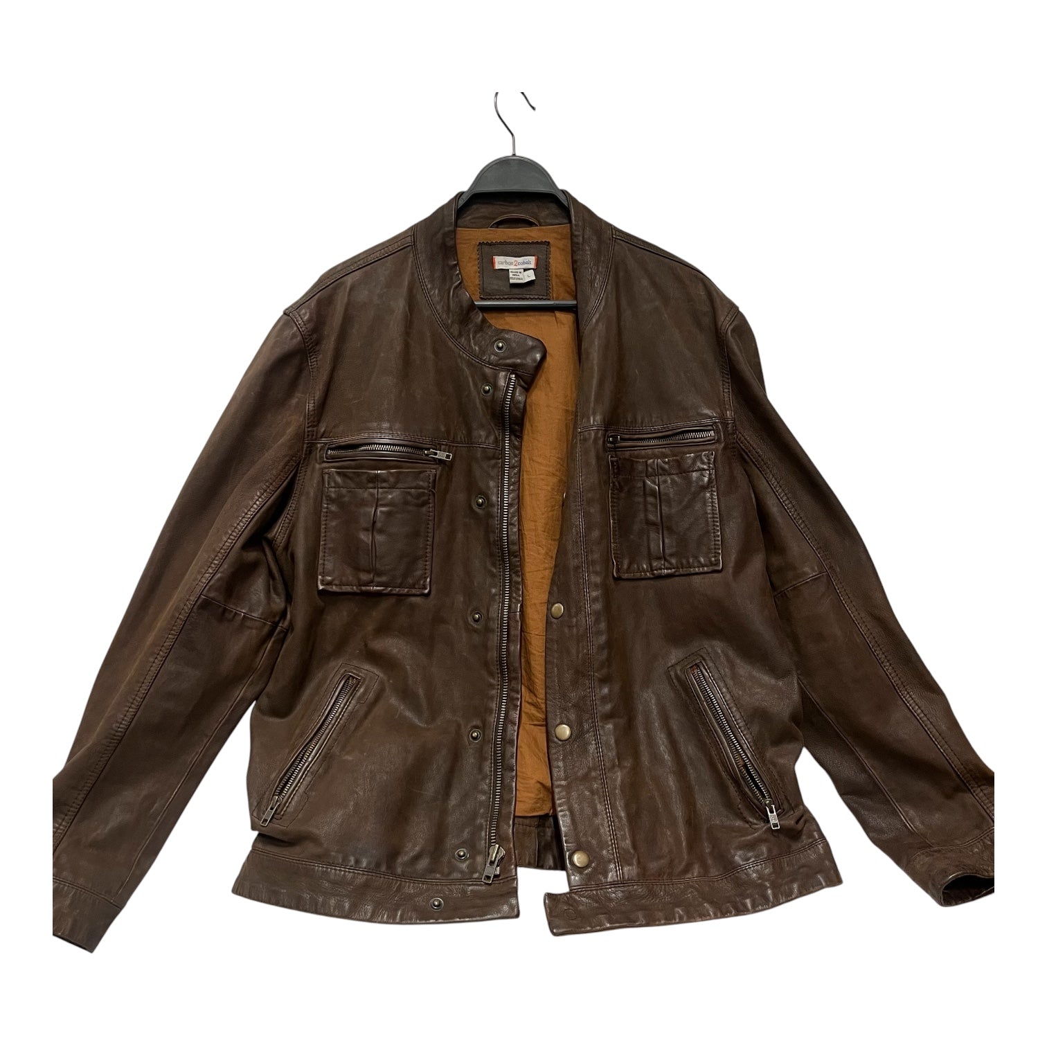 Carbon2Colbalt/Leather Jkt/L/Leather/BRW/ view 1