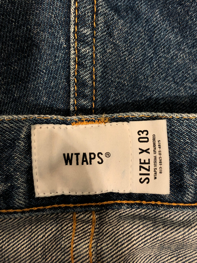 w)taps/Straight Pants/35/Cotton/IDG/