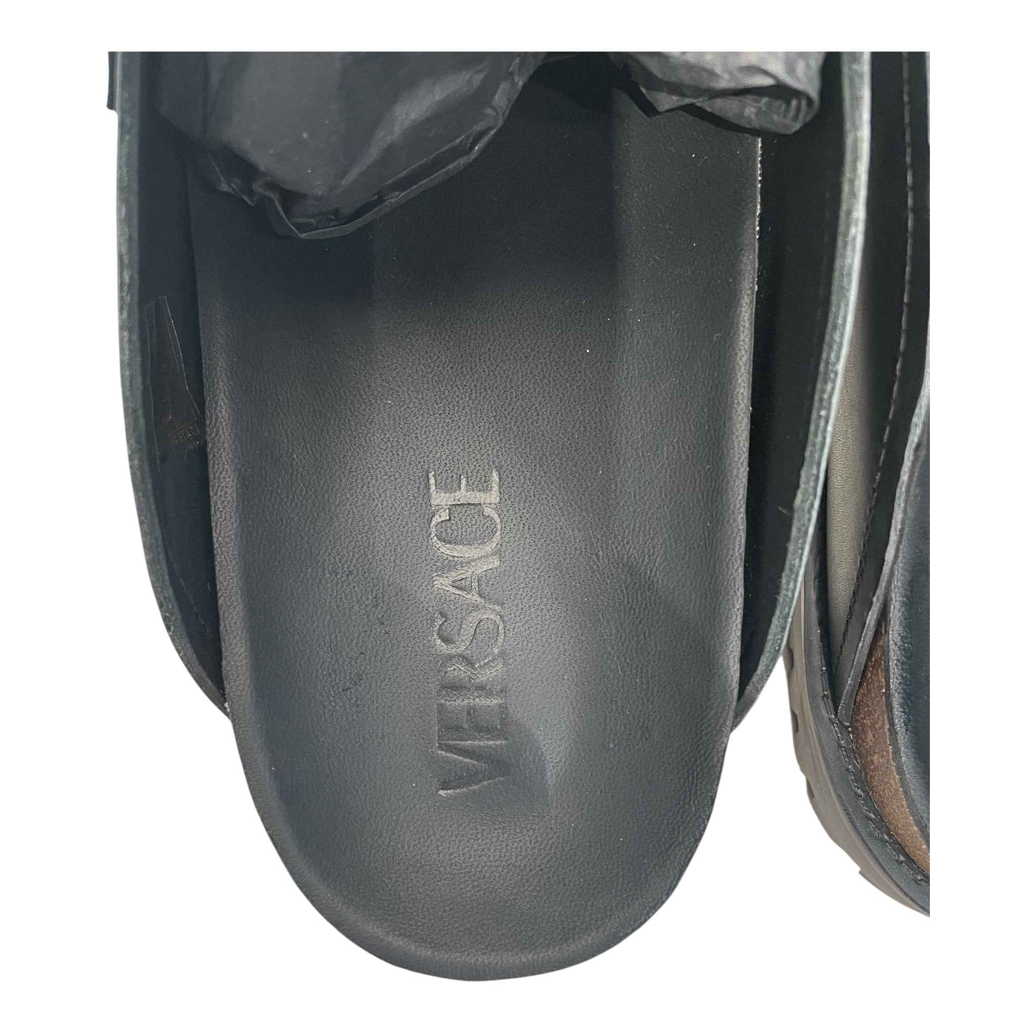 VERSACE/Shoes/EU 43/Leather/BLK/ view 3