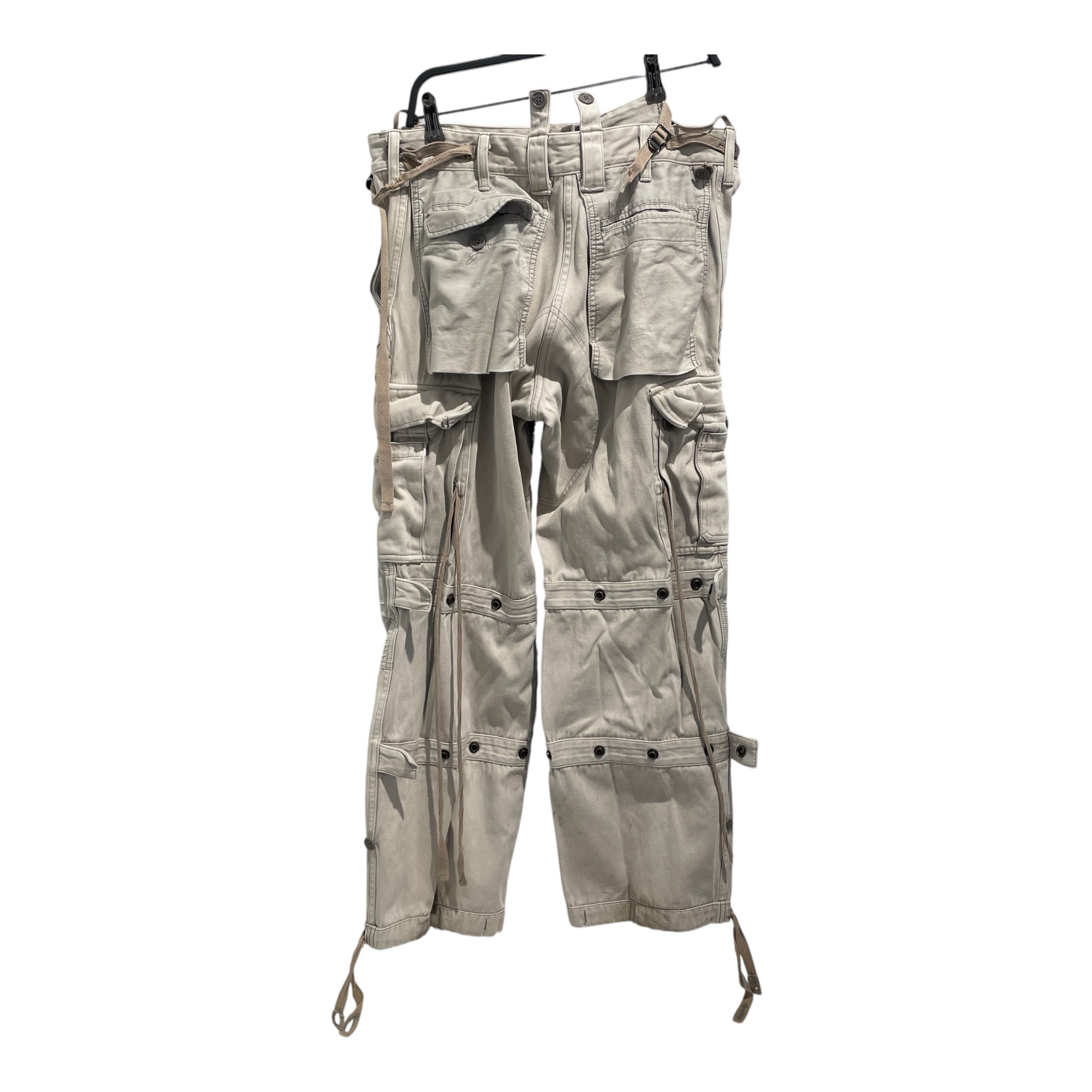 MIHARA YASUHIRO/Cargo Pants/S/Cotton/CRM/ view 2