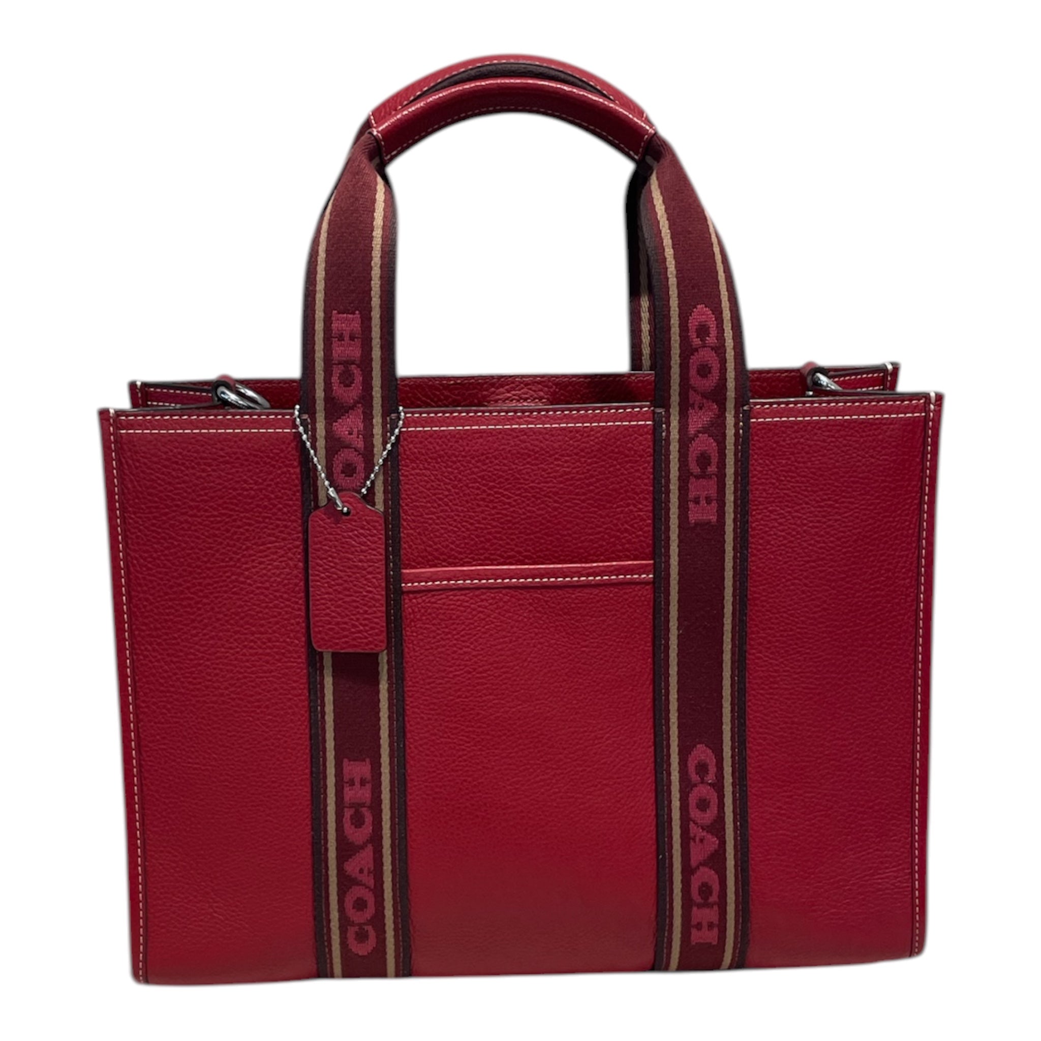 COACH/Tote Bag/Leather/RED/Smith CM067 view 1