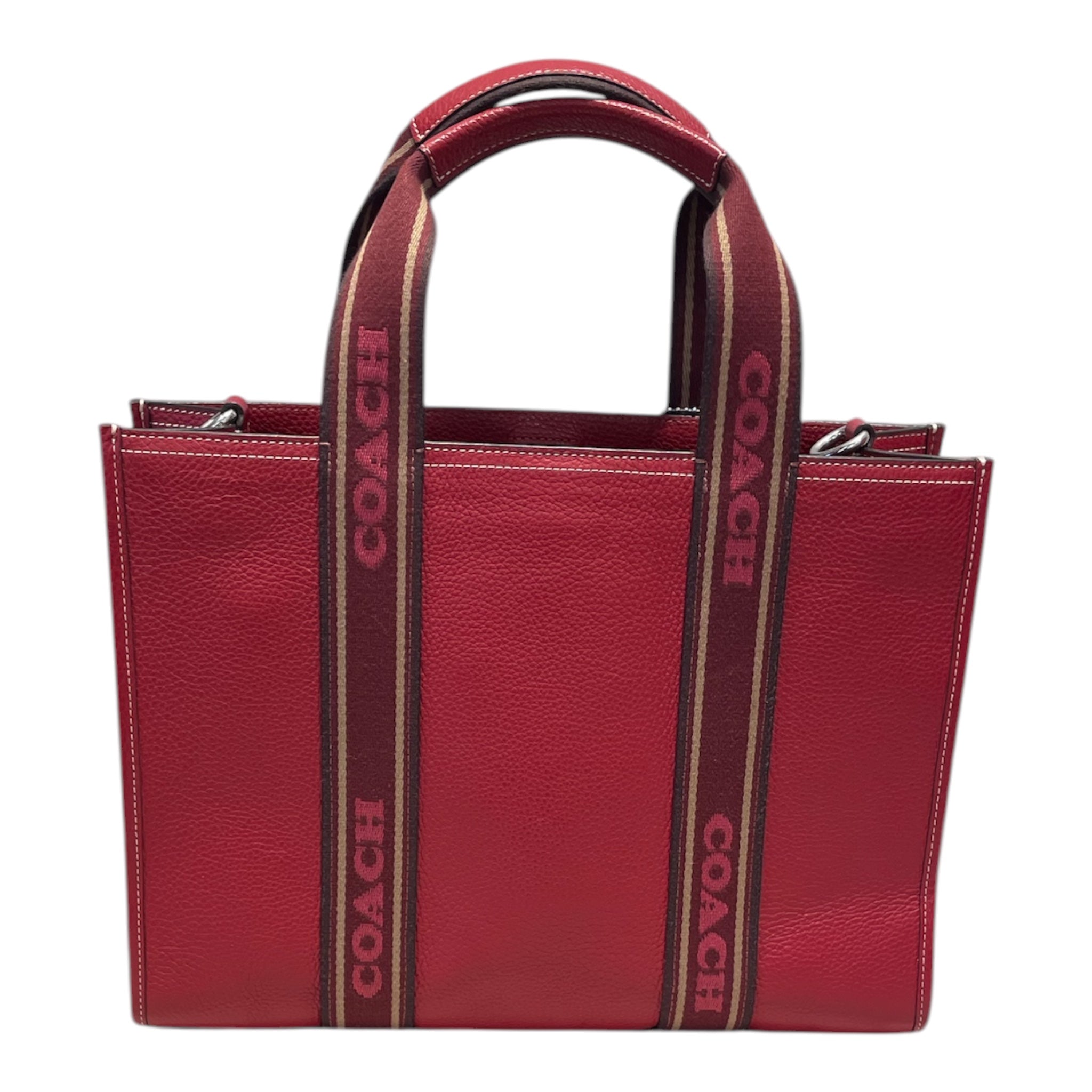 COACH/Tote Bag/Leather/RED/Smith CM067 view 2