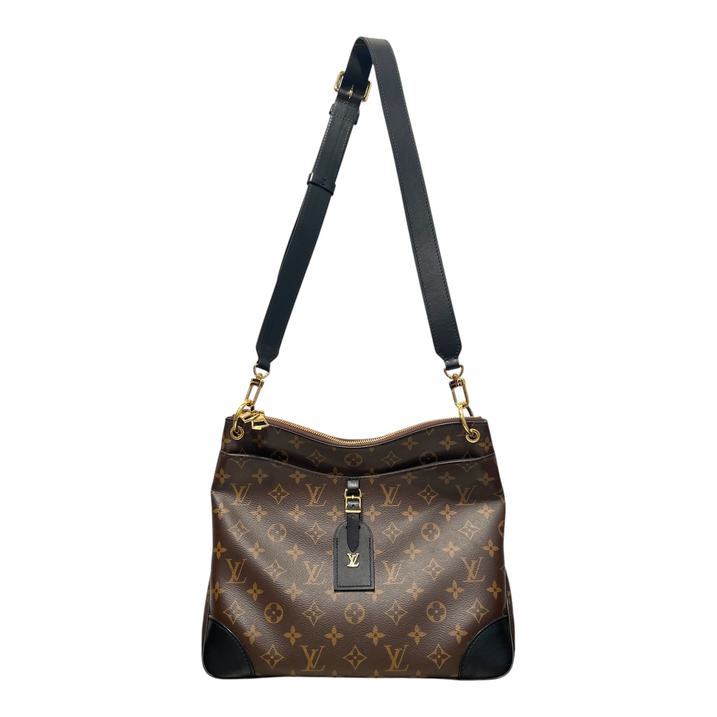 LOUIS VUITTON/Cross Body Bag/Monogram/Leather/BRW/Odeon MM view 1
