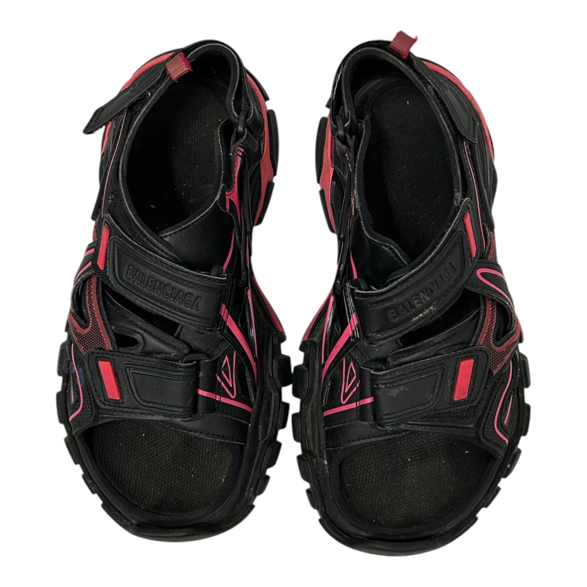 BALENCIAGA/Sandals/US 8/BLK/TRACK SANDALS view 3