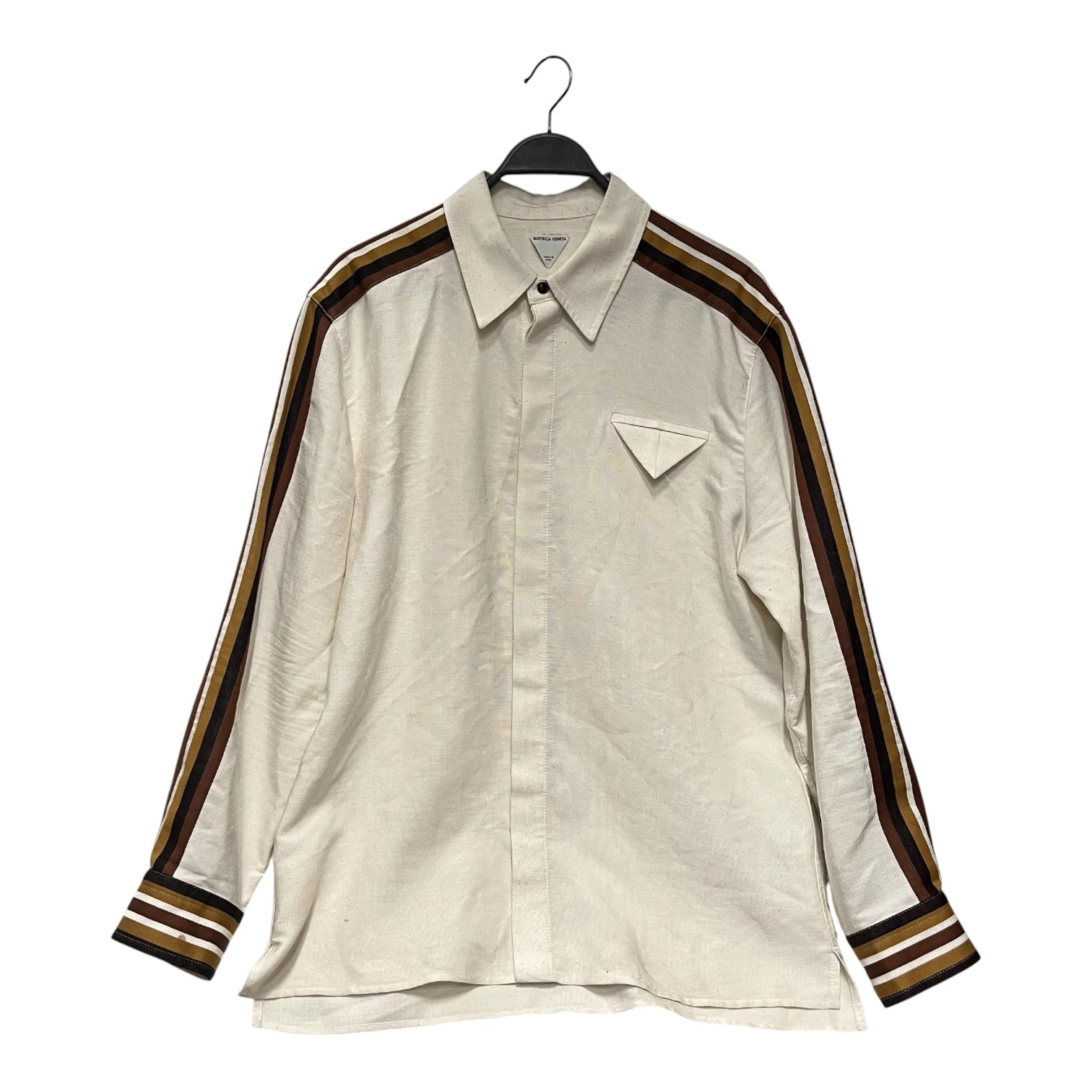 BOTTEGA VENETA/Jacket/50/CRM/linen view 1