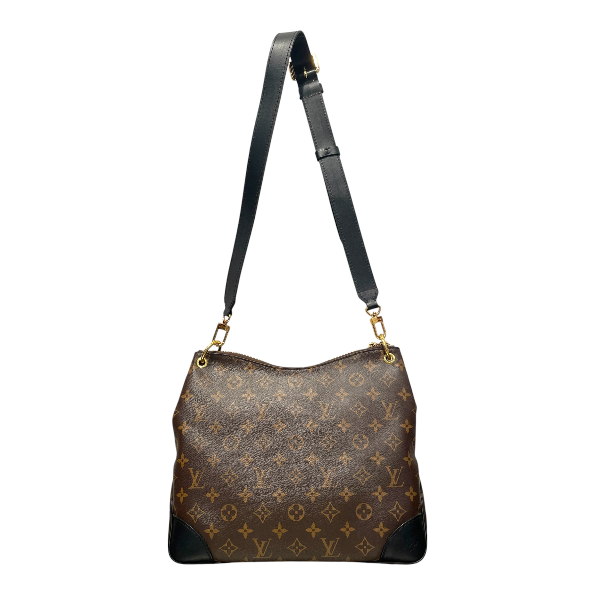LOUIS VUITTON/Cross Body Bag/Monogram/Leather/BRW/Odeon MM view 3