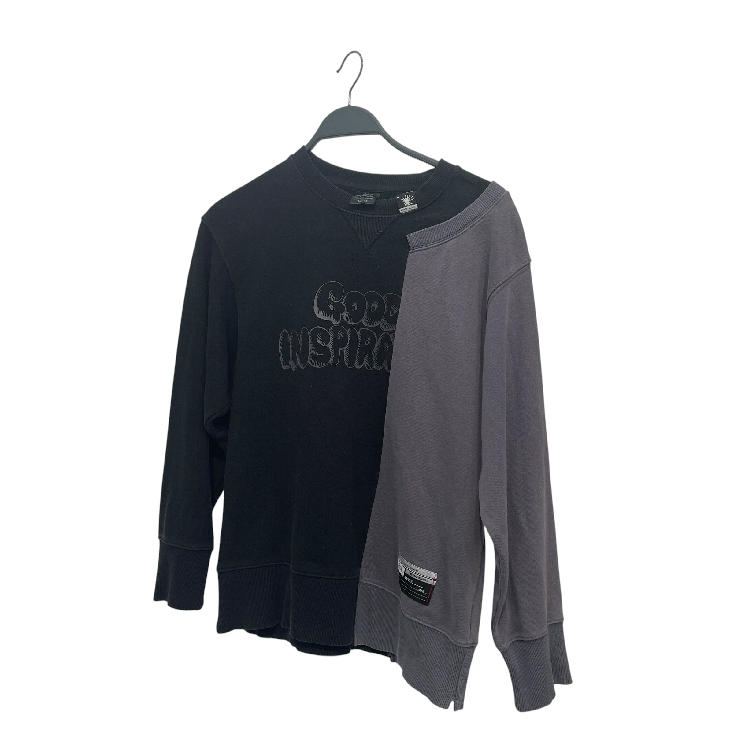 MIHARA YASUHIRO/Sweatshirt/S/Cotton/BLK/ view 1