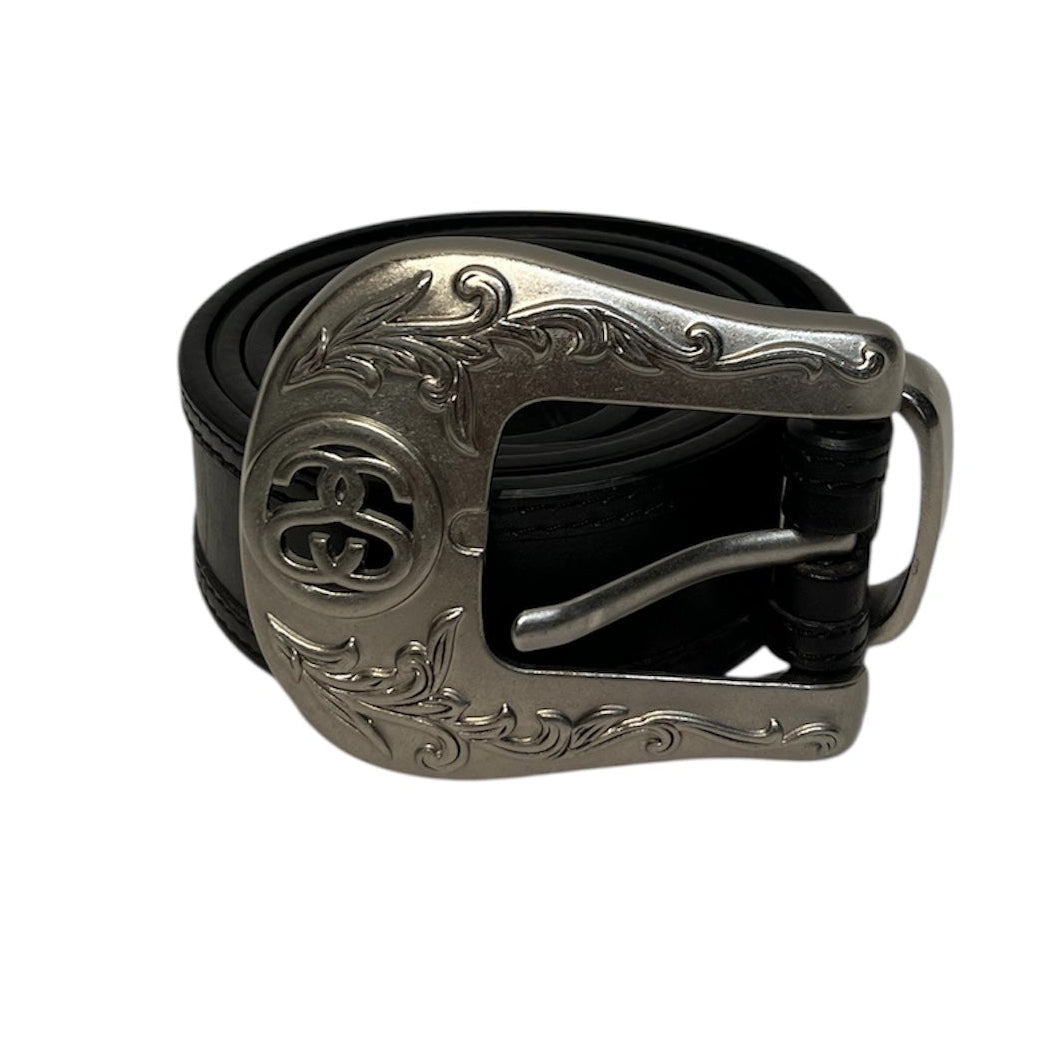 STUSSY/Belt/Leather/BLK/SS LINK COWBOY BELT view 1