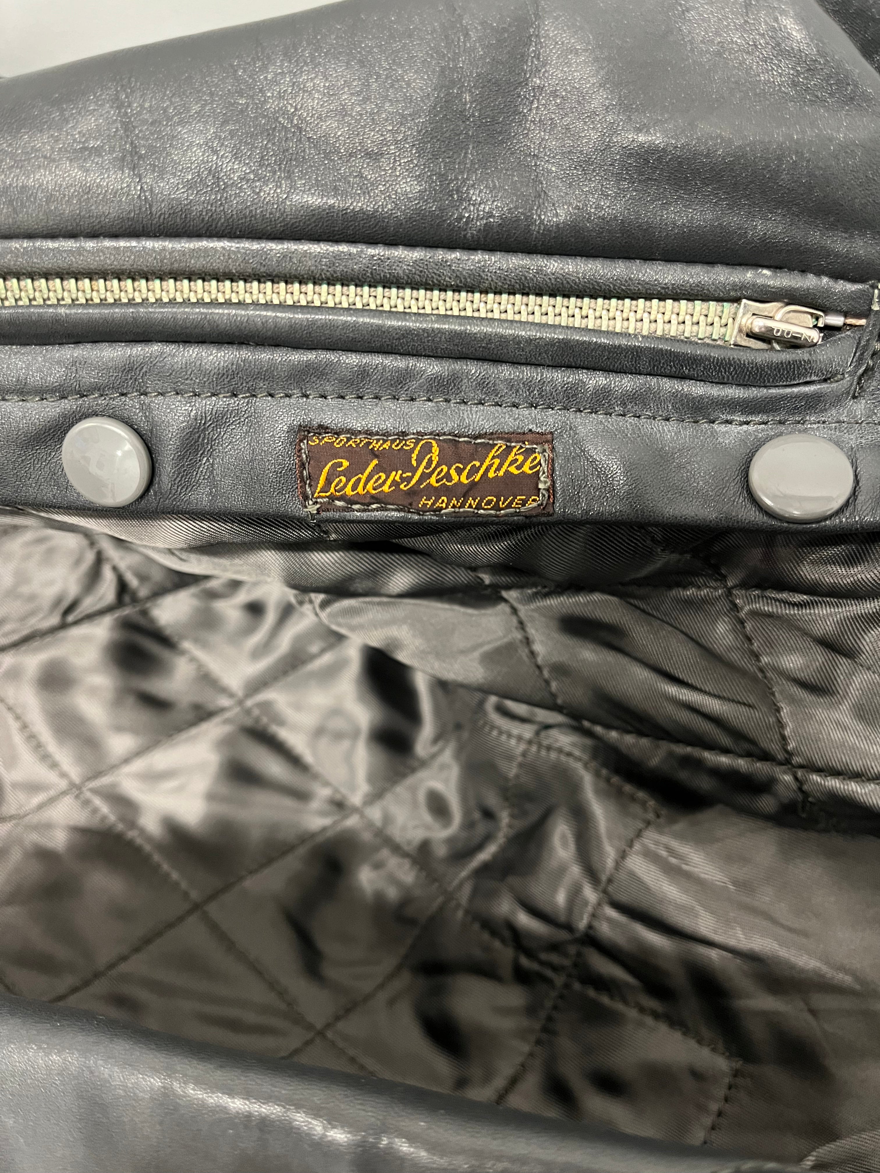 LEDER-PESCHKE/Jacket/L/Leather/GRY/LEATHER BELT view 4