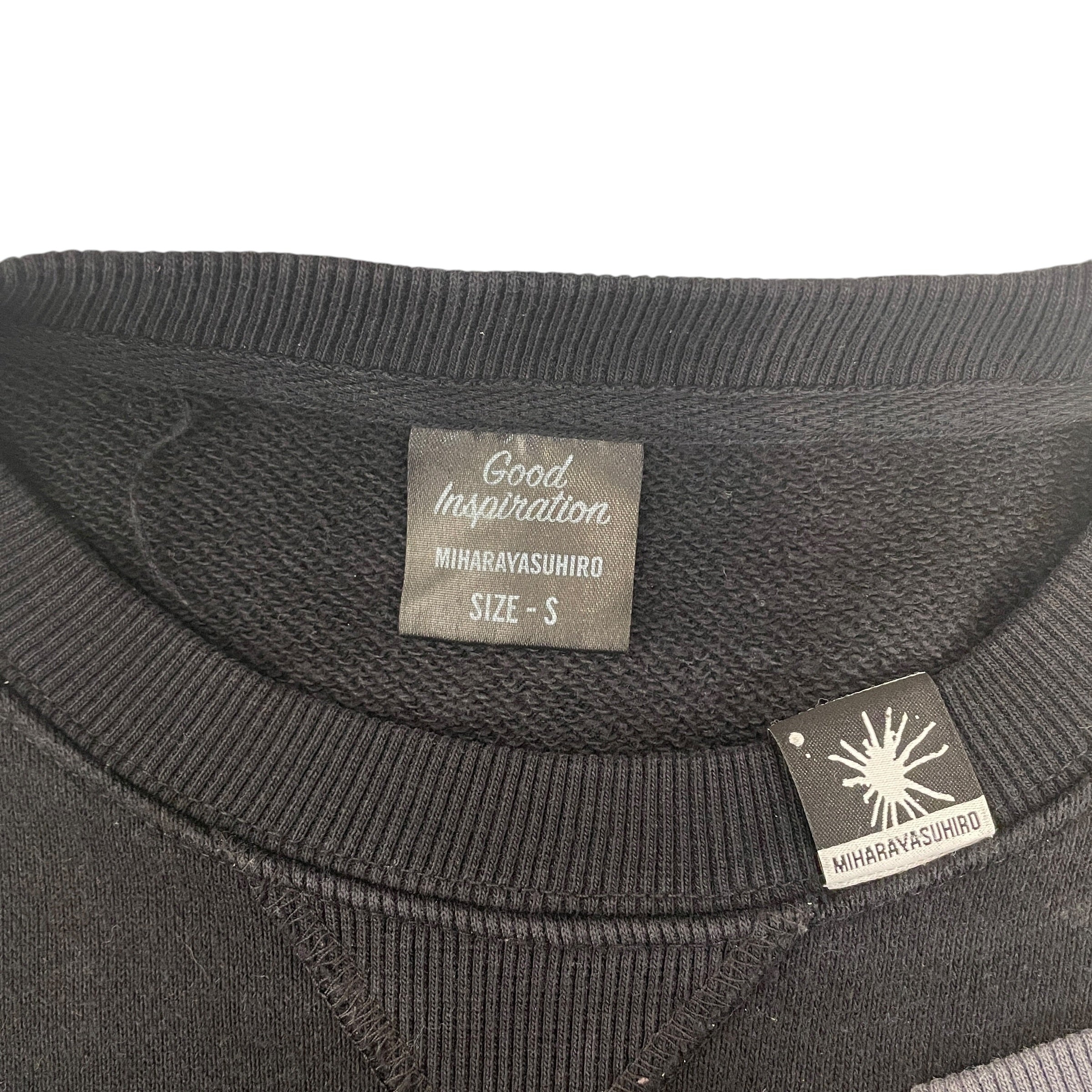 MIHARA YASUHIRO/Sweatshirt/S/Cotton/BLK/ view 3