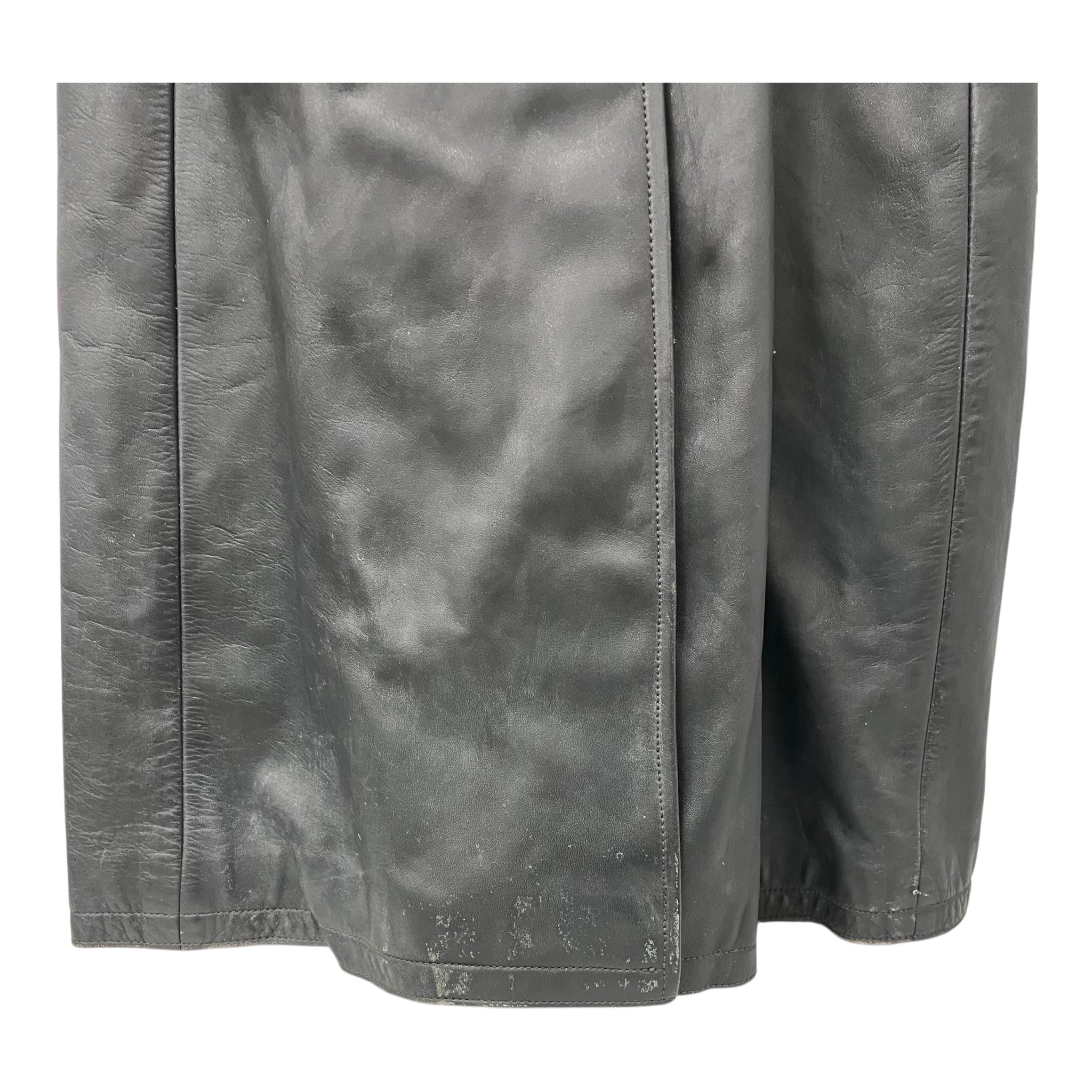 LEDER-PESCHKE/Jacket/L/Leather/GRY/LEATHER BELT view 3