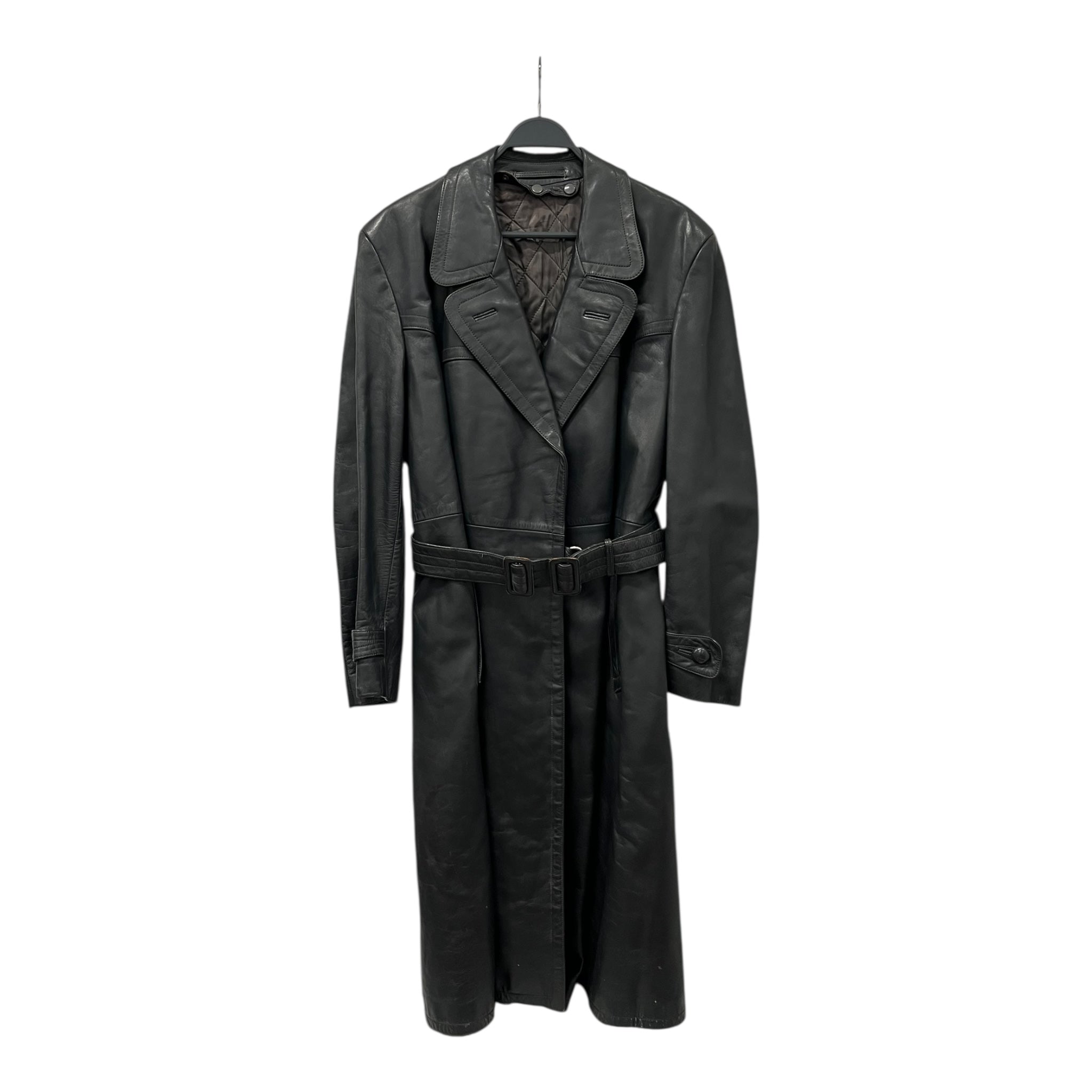LEDER-PESCHKE/Jacket/L/Leather/GRY/LEATHER BELT view 1